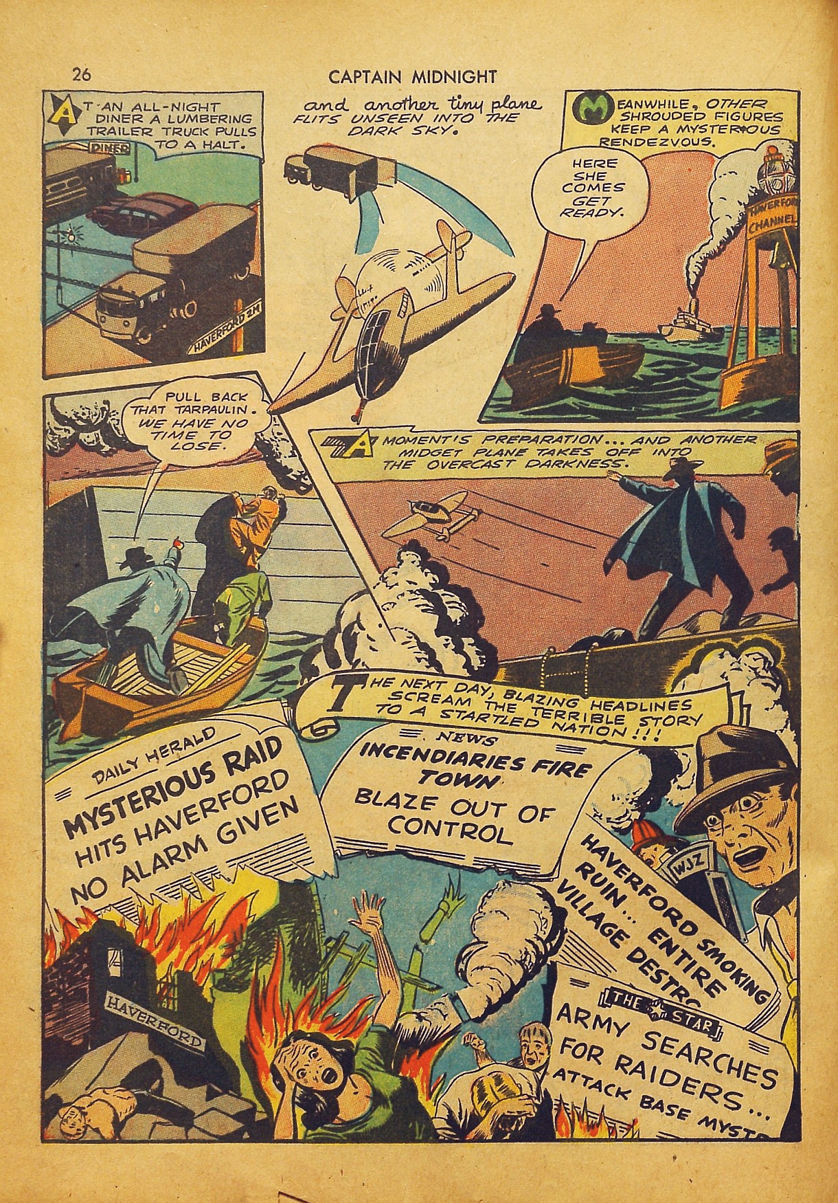 Read online Captain Midnight (1942) comic -  Issue #2 - 25