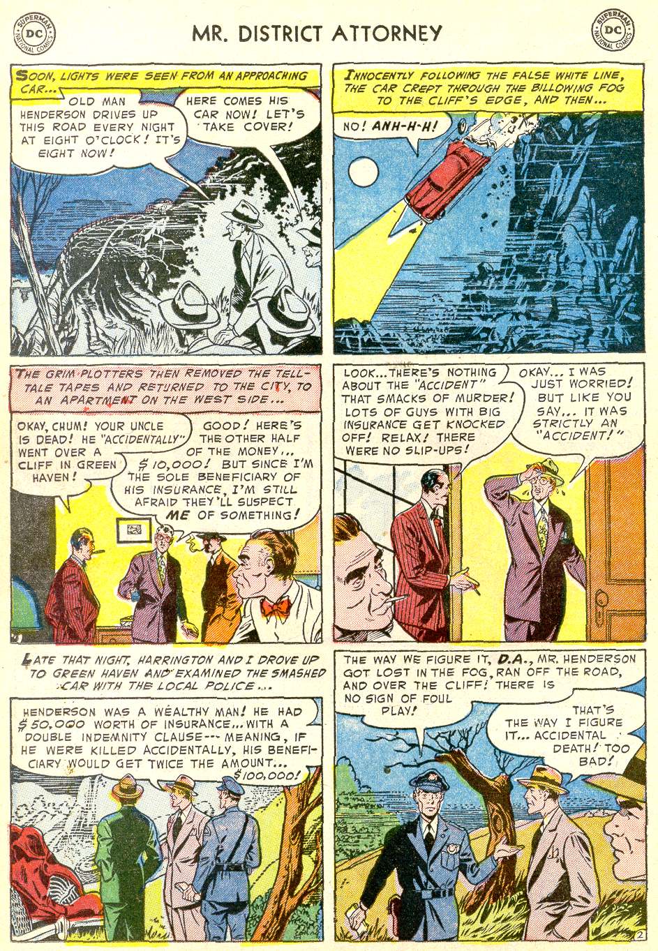 Read online Mr. District Attorney comic -  Issue #35 - 14