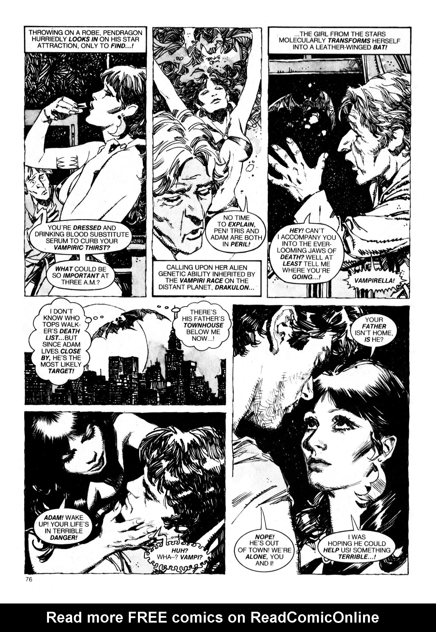 Read online Vampirella (1969) comic -  Issue #113 - 76
