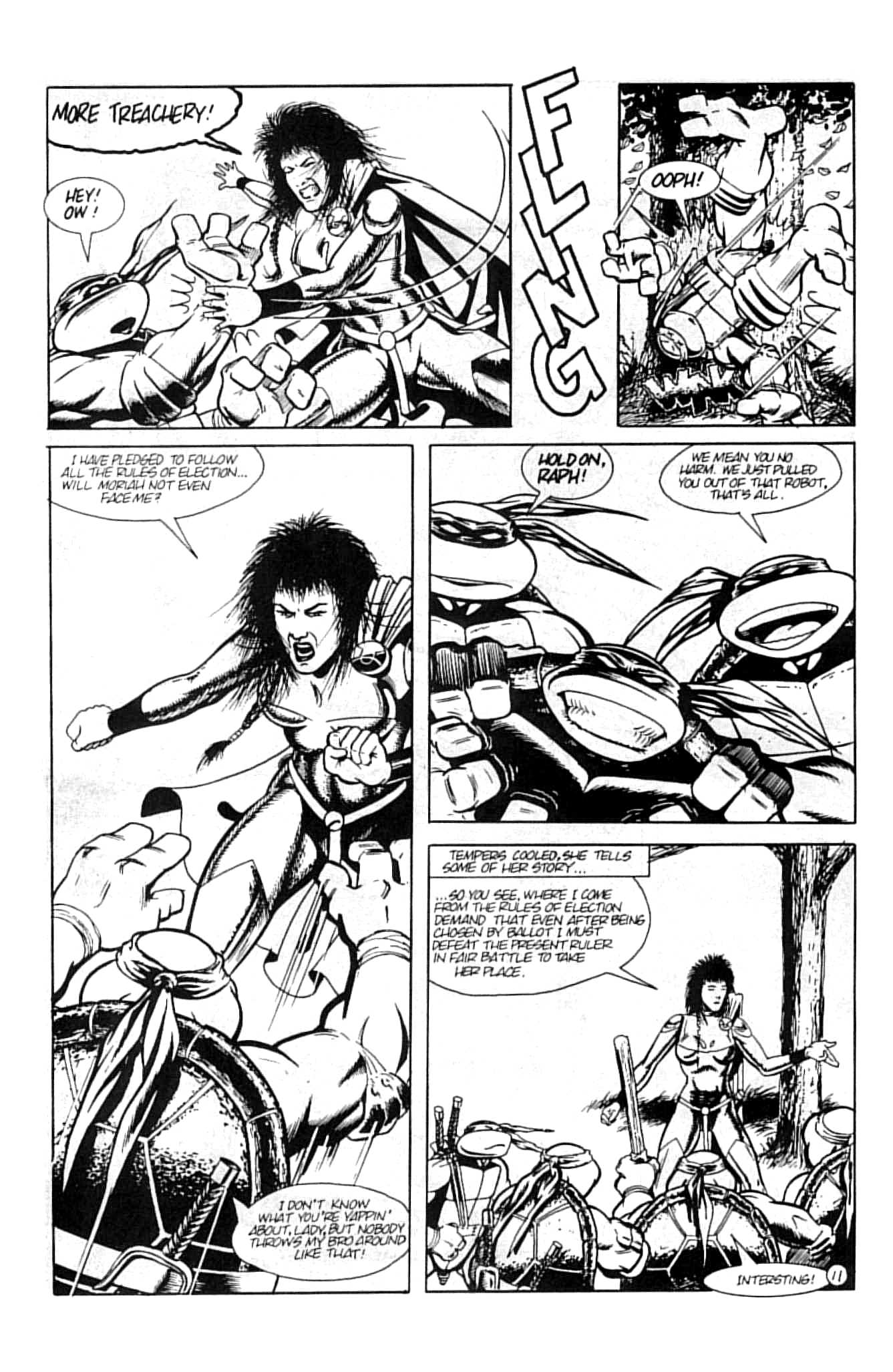 Read online Teenage Mutant Ninja Turtles (1984) comic -  Issue #13 - 15