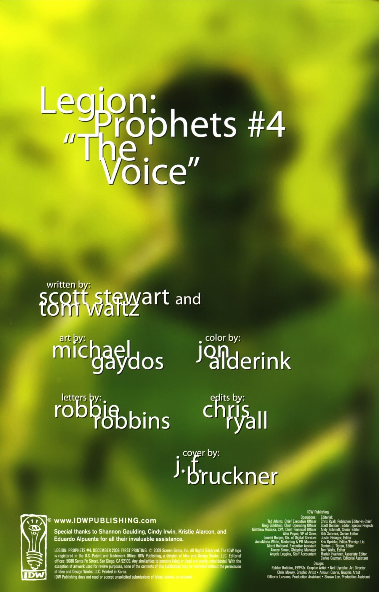 Read online Legion: Prophets comic -  Issue #4 - 2