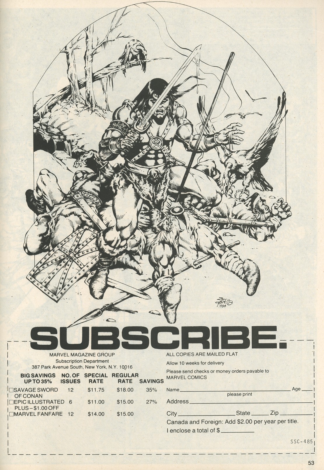 Read online The Savage Sword Of Conan comic -  Issue #111 - 55