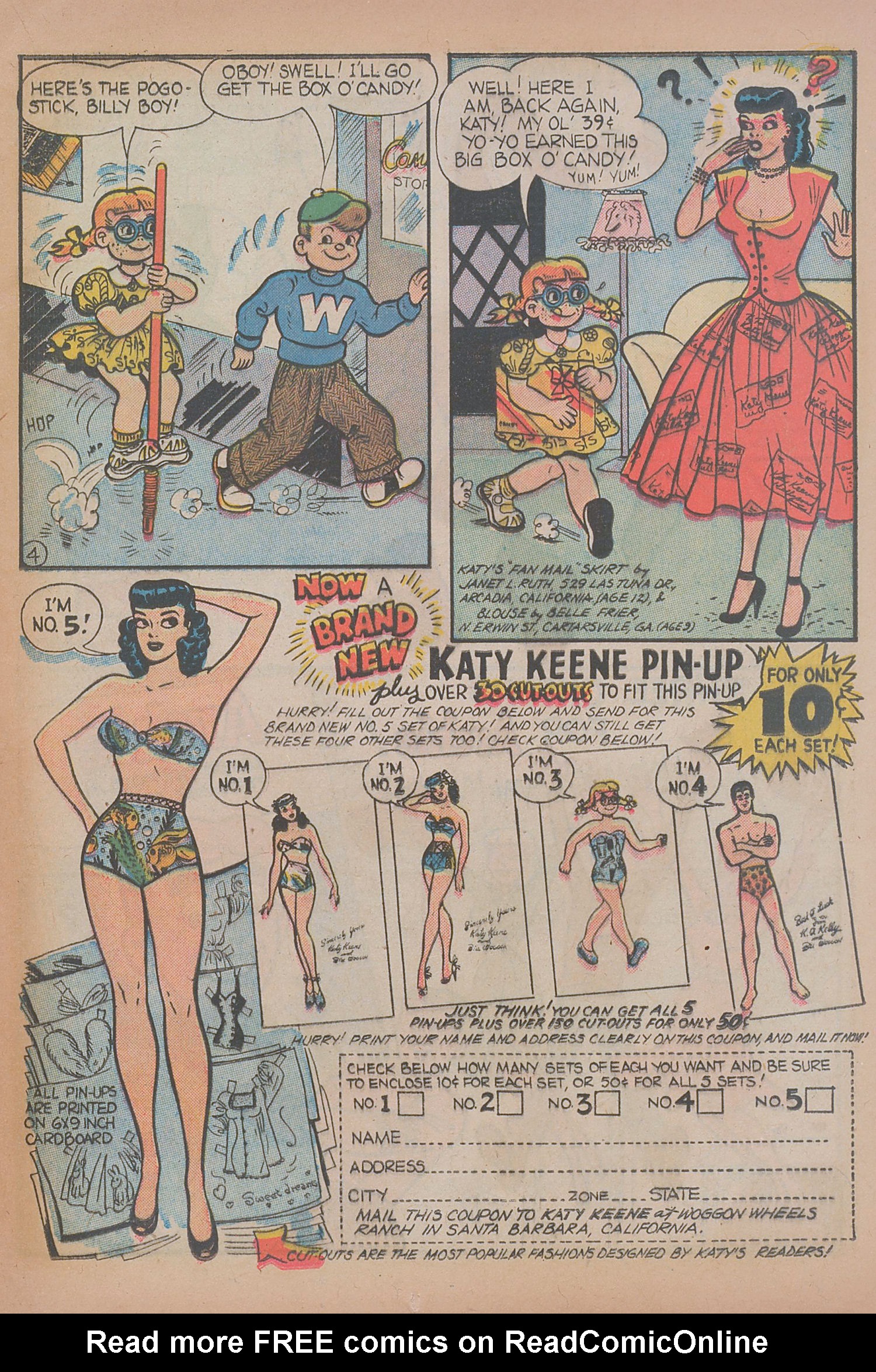 Read online Katy Keene (1949) comic -  Issue #6 - 15