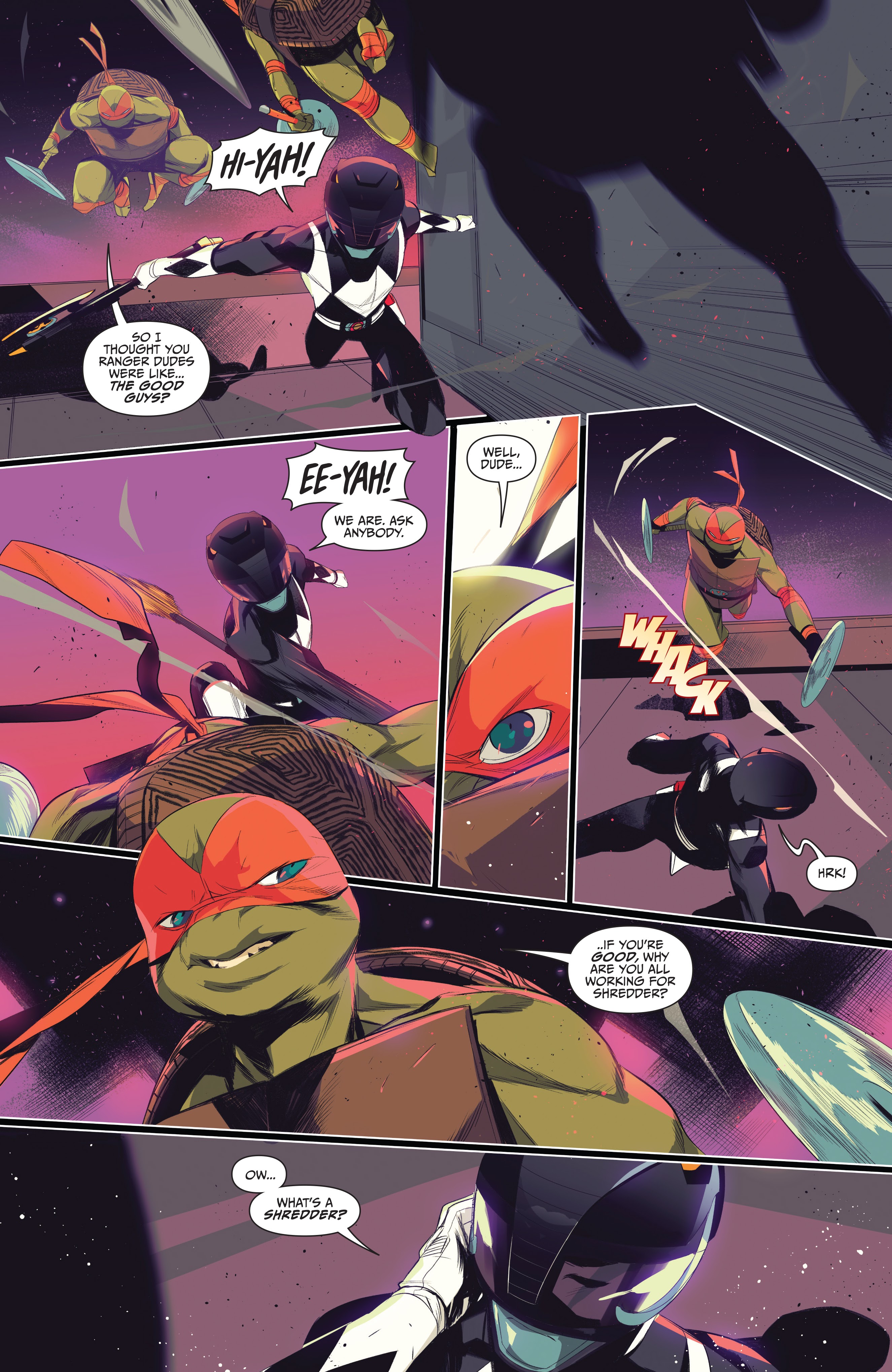 Read online Mighty Morphin Power Rangers: Teenage Mutant Ninja Turtles comic -  Issue # _TPB - 29