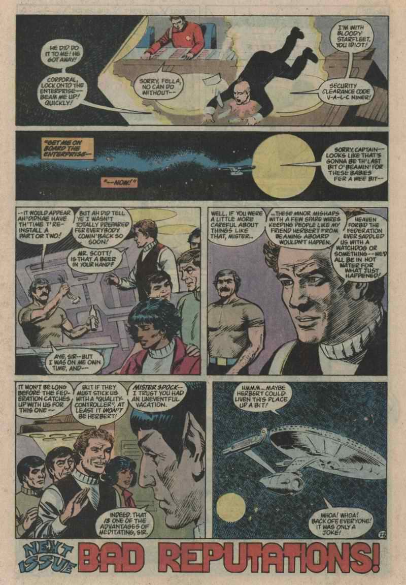 Read online Star Trek (1984) comic -  Issue #46 - 23