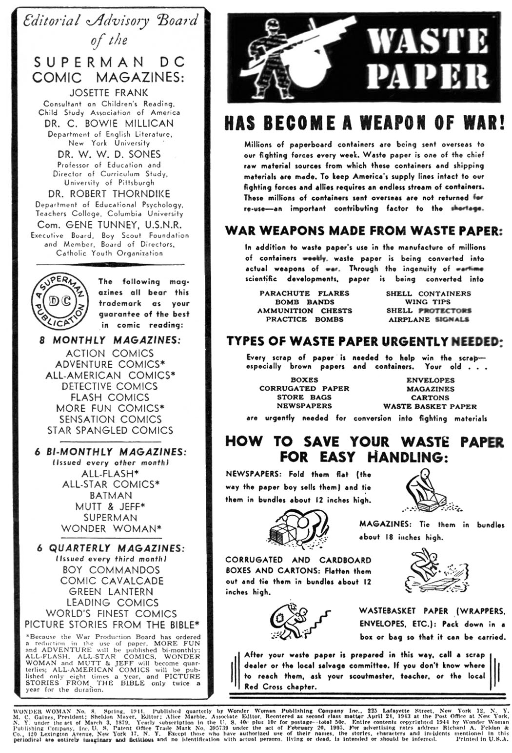 Read online Wonder Woman (1942) comic -  Issue #8 - 2
