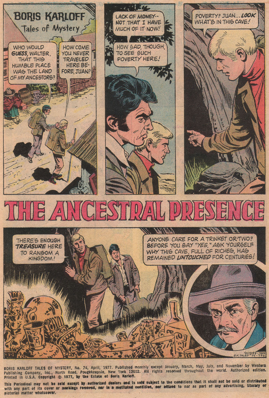 Read online Boris Karloff Tales of Mystery comic -  Issue #74 - 3