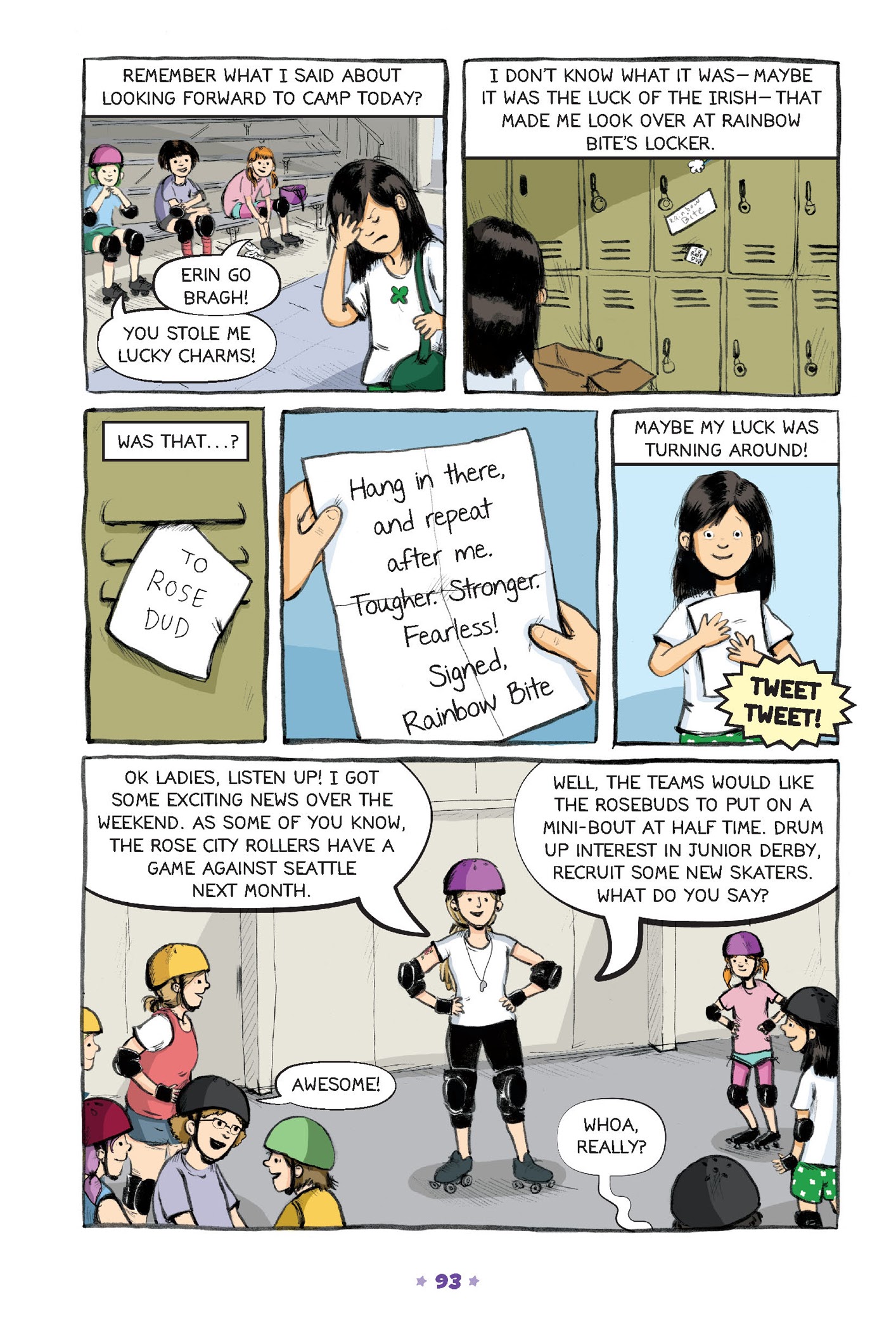 Read online Roller Girl comic -  Issue # TPB (Part 1) - 90