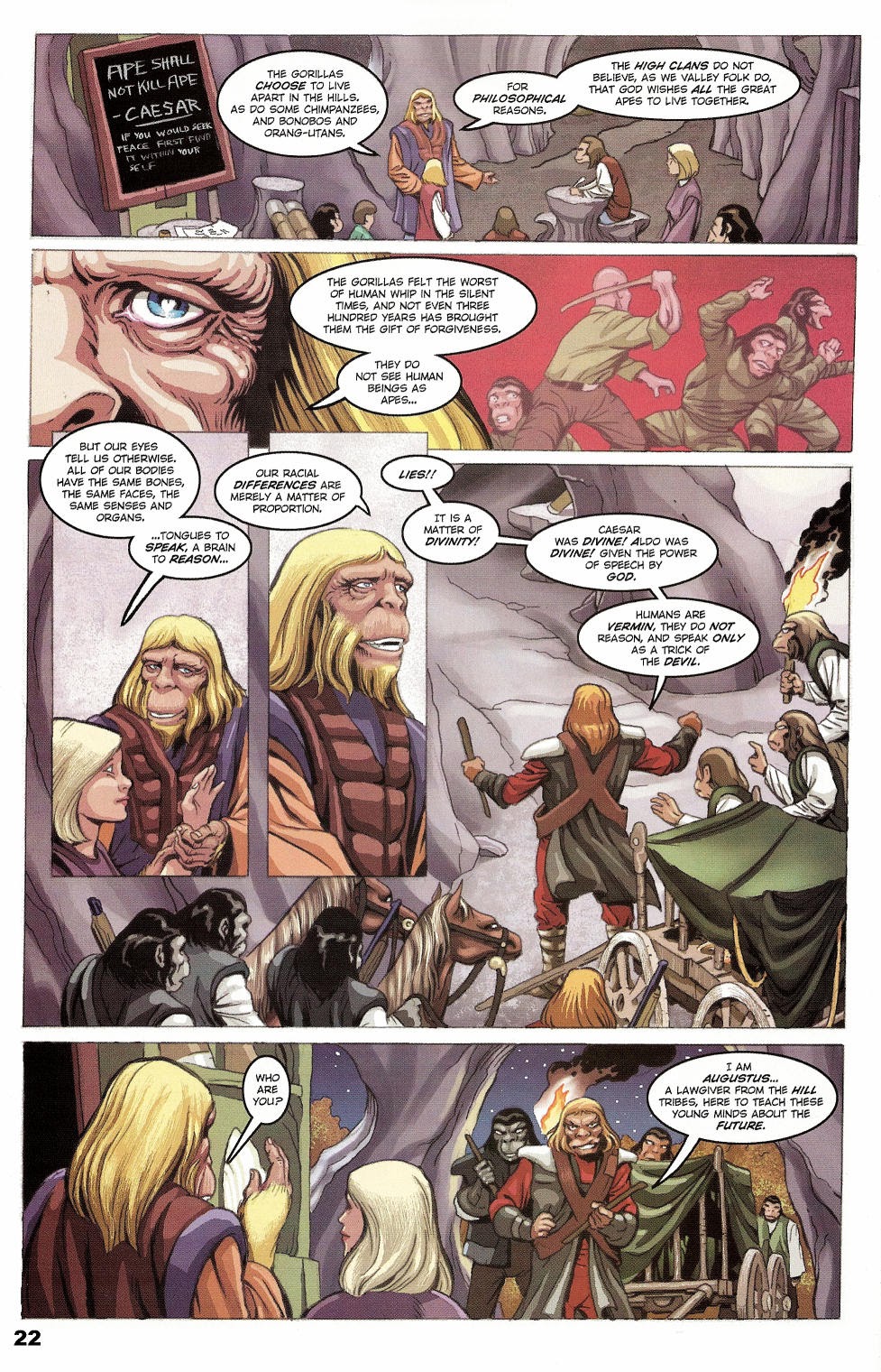 Read online Revolution on the Planet of the Apes comic -  Issue #5 - 23