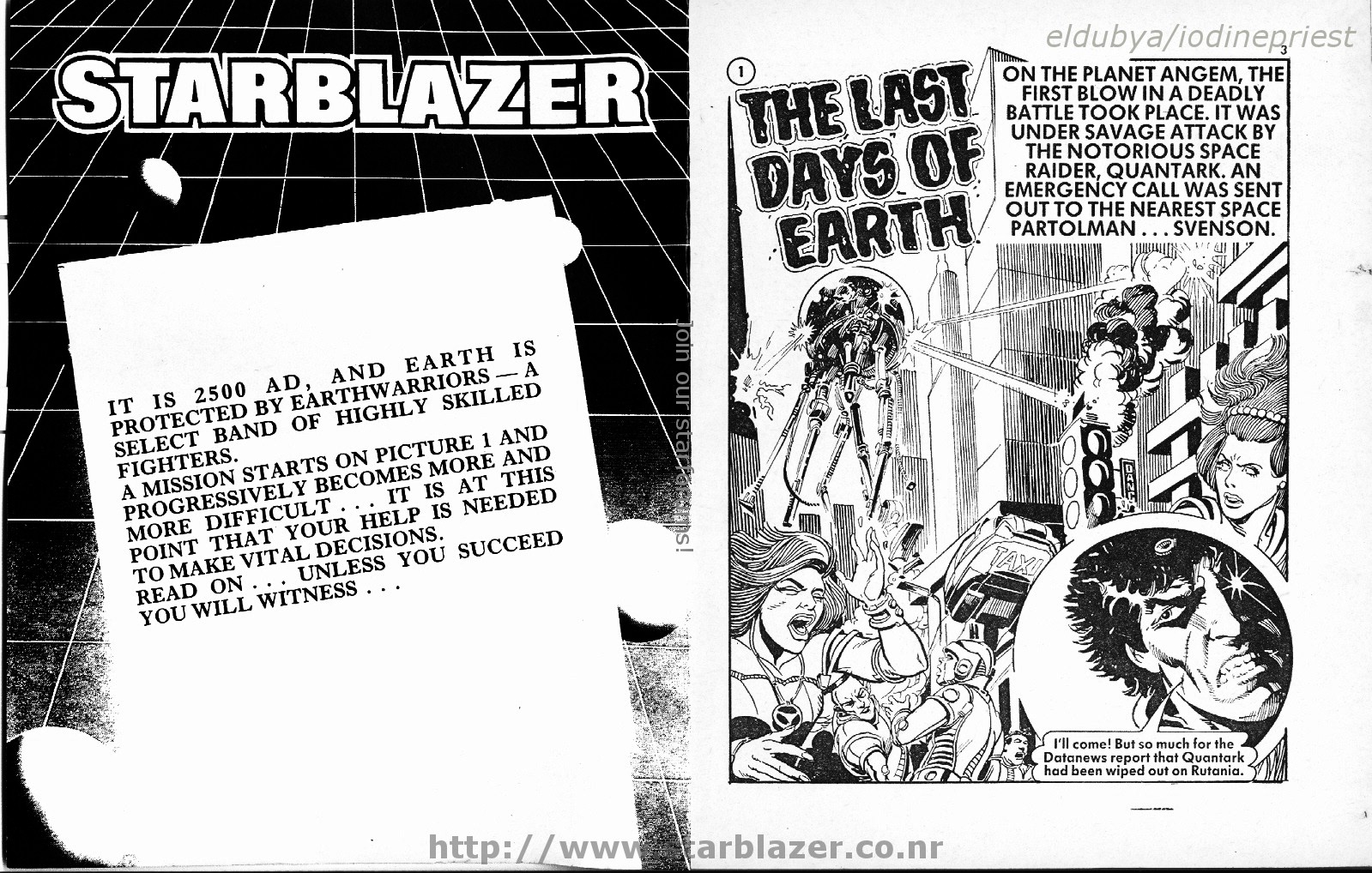Read online Starblazer comic -  Issue #160 - 3