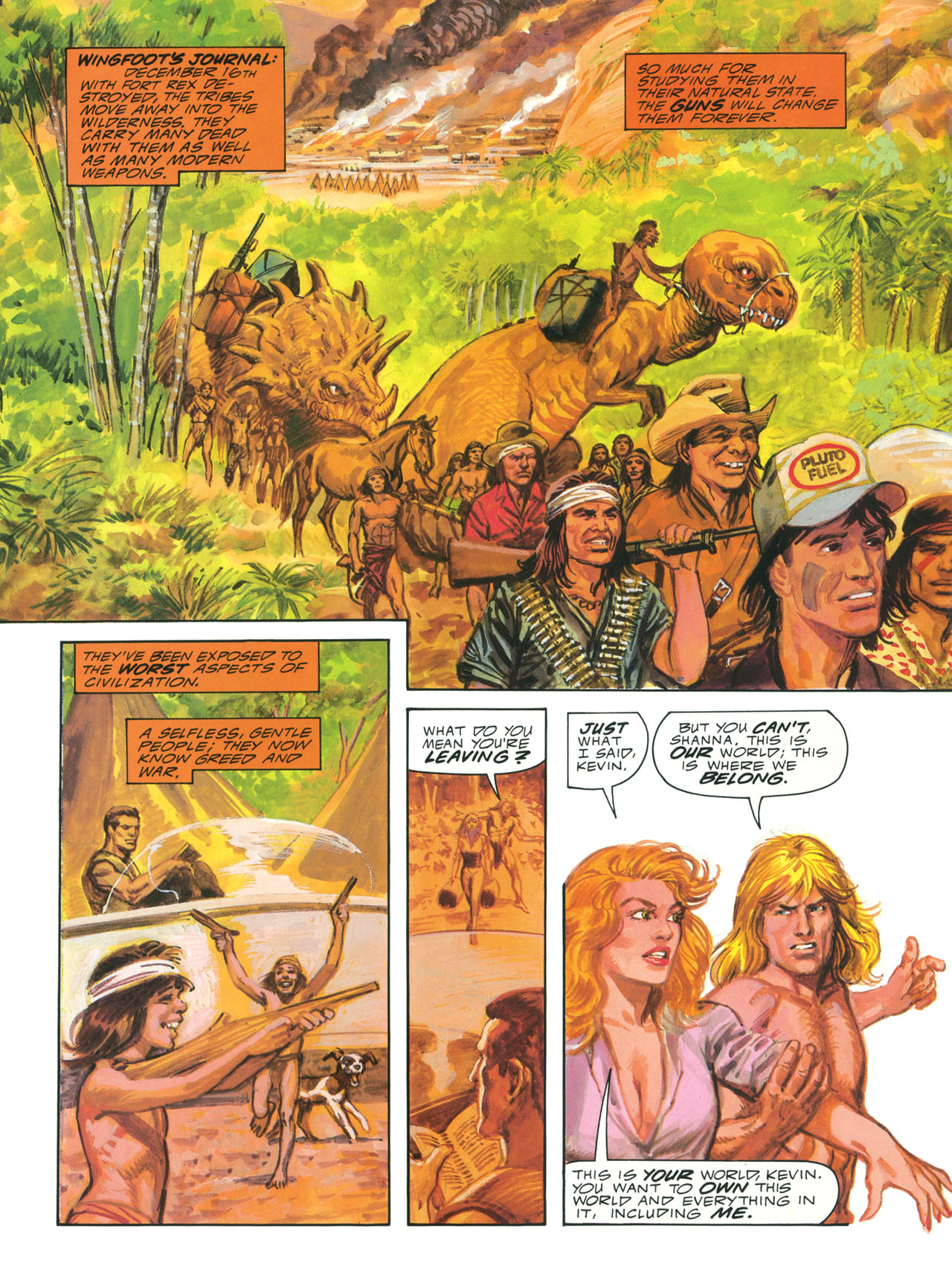 Read online Marvel Graphic Novel comic -  Issue #62 - Ka-Zar - Guns of the Savage Land - 60