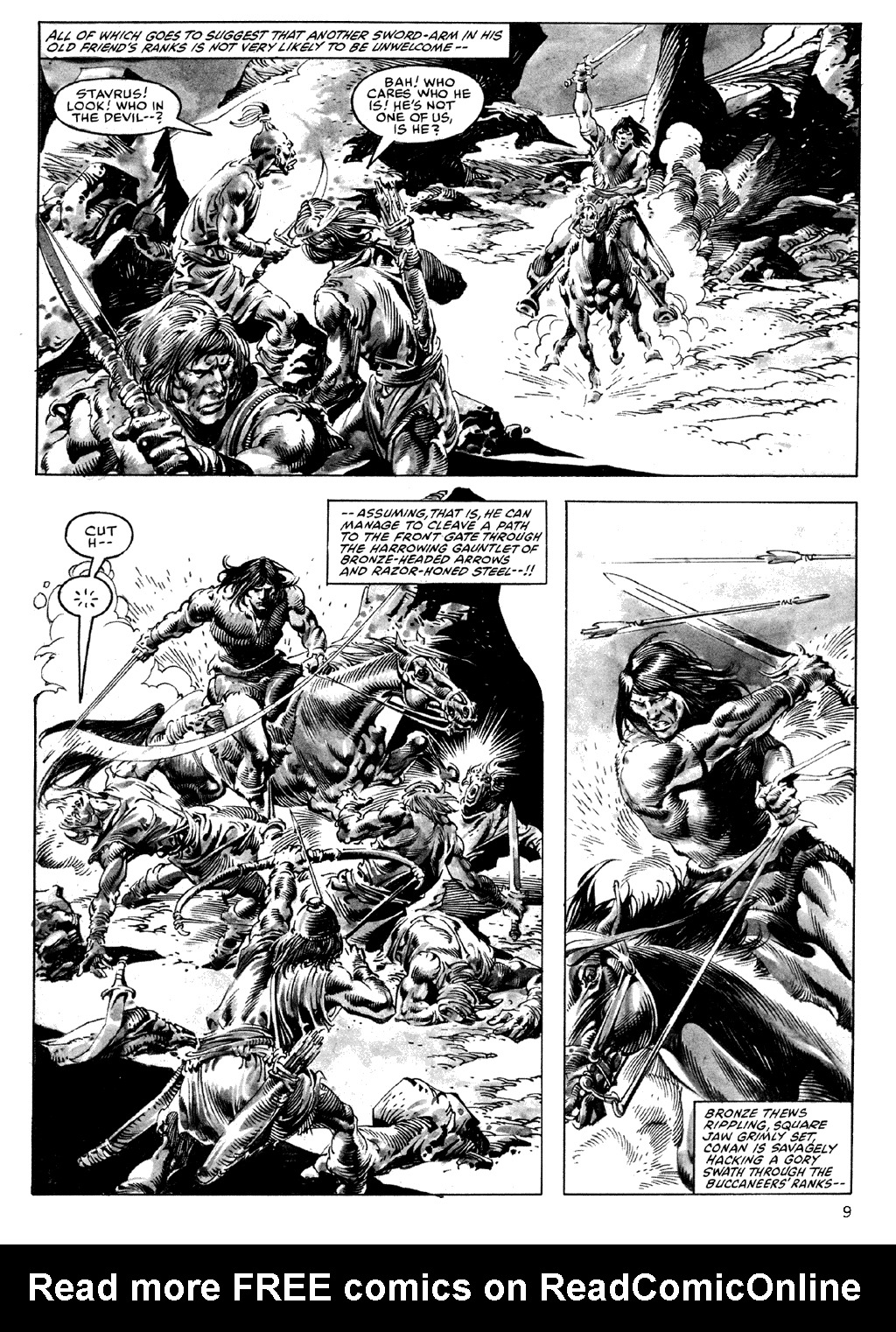 Read online The Savage Sword Of Conan comic -  Issue #101 - 9