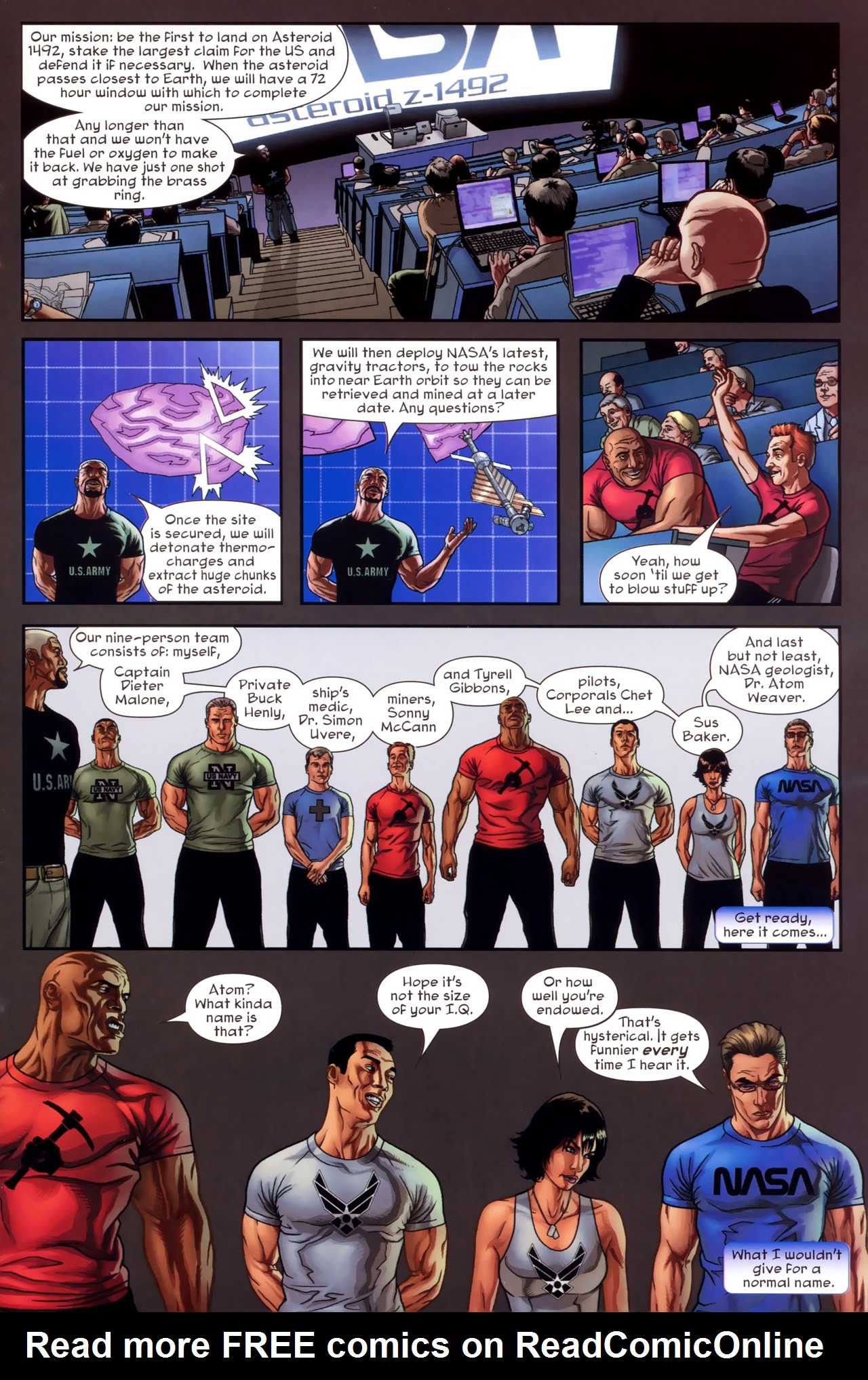 Read online Zero-G comic -  Issue #1 - 11