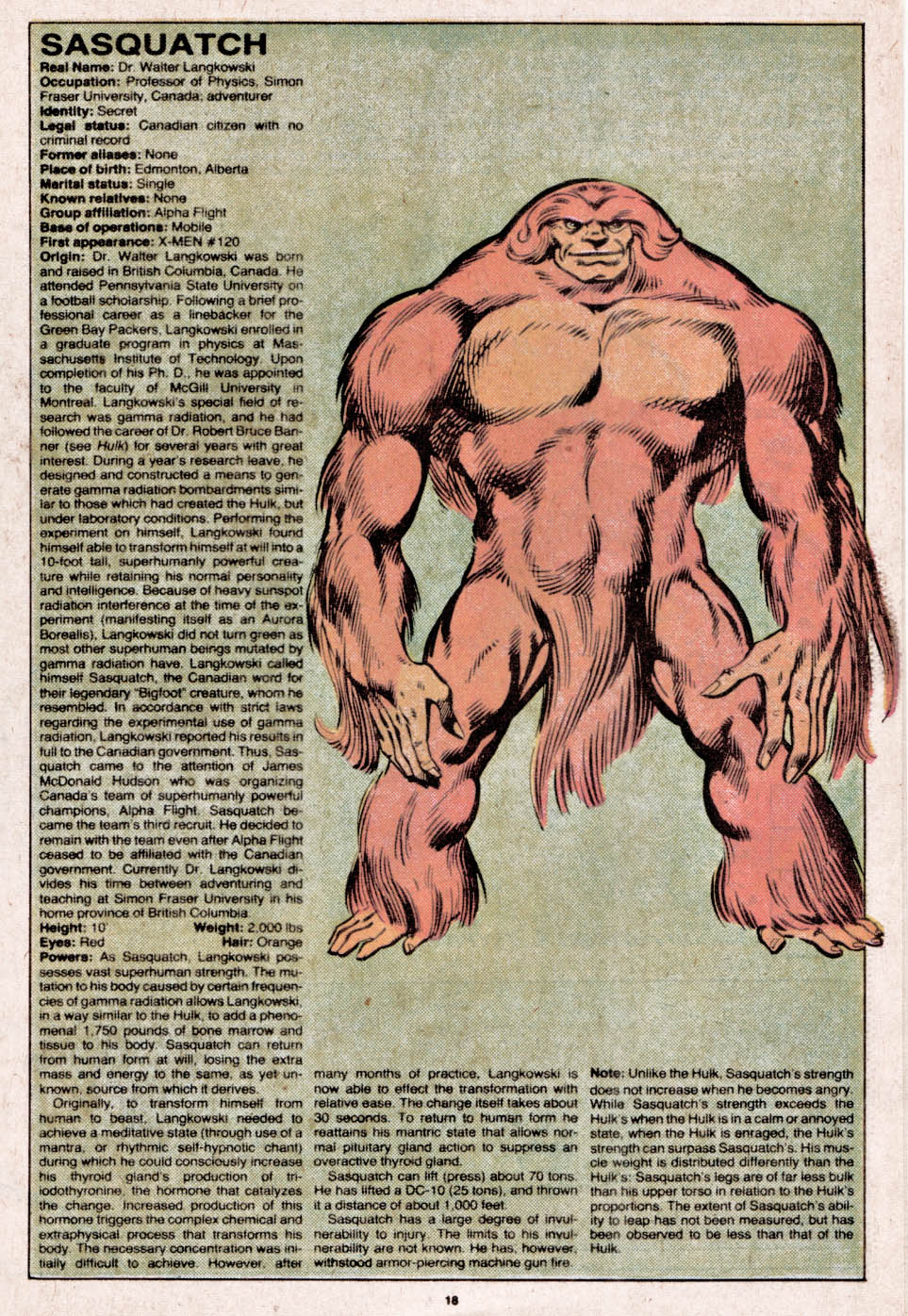 Read online The Official Handbook of the Marvel Universe comic -  Issue #9 - 19