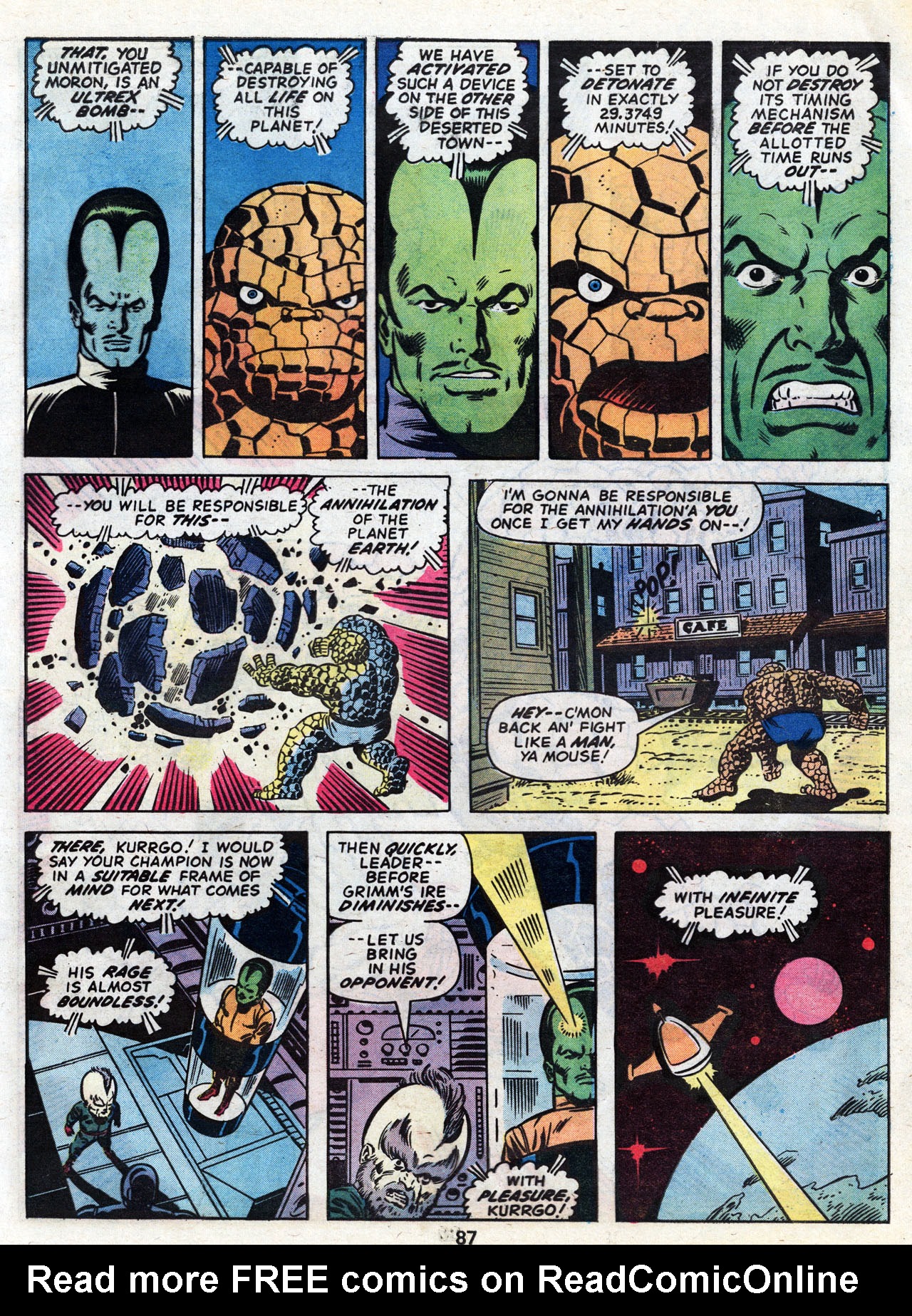 Read online Marvel Treasury Edition comic -  Issue #5 - 85
