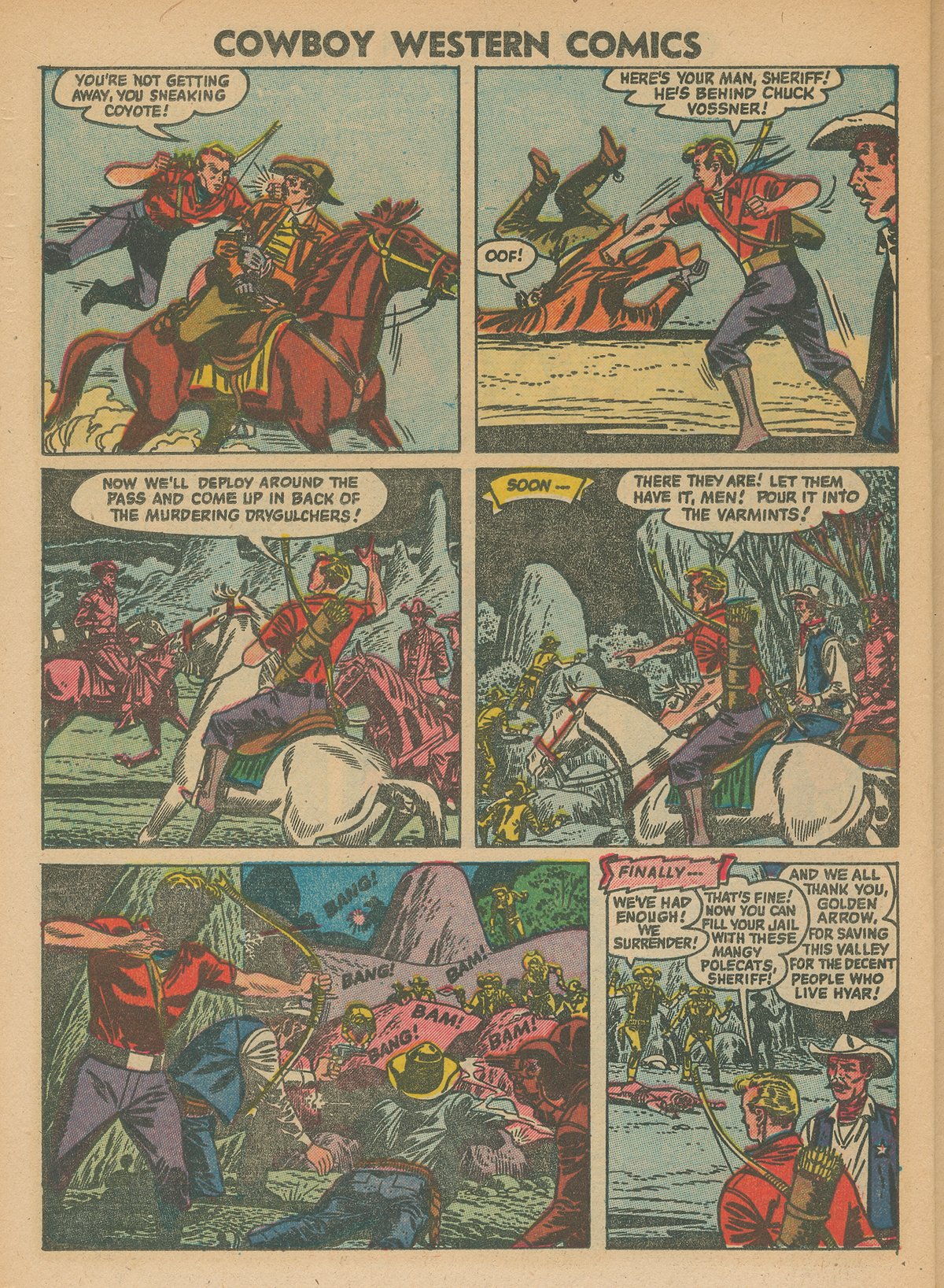 Read online Cowboy Western Comics (1954) comic -  Issue #48 - 22