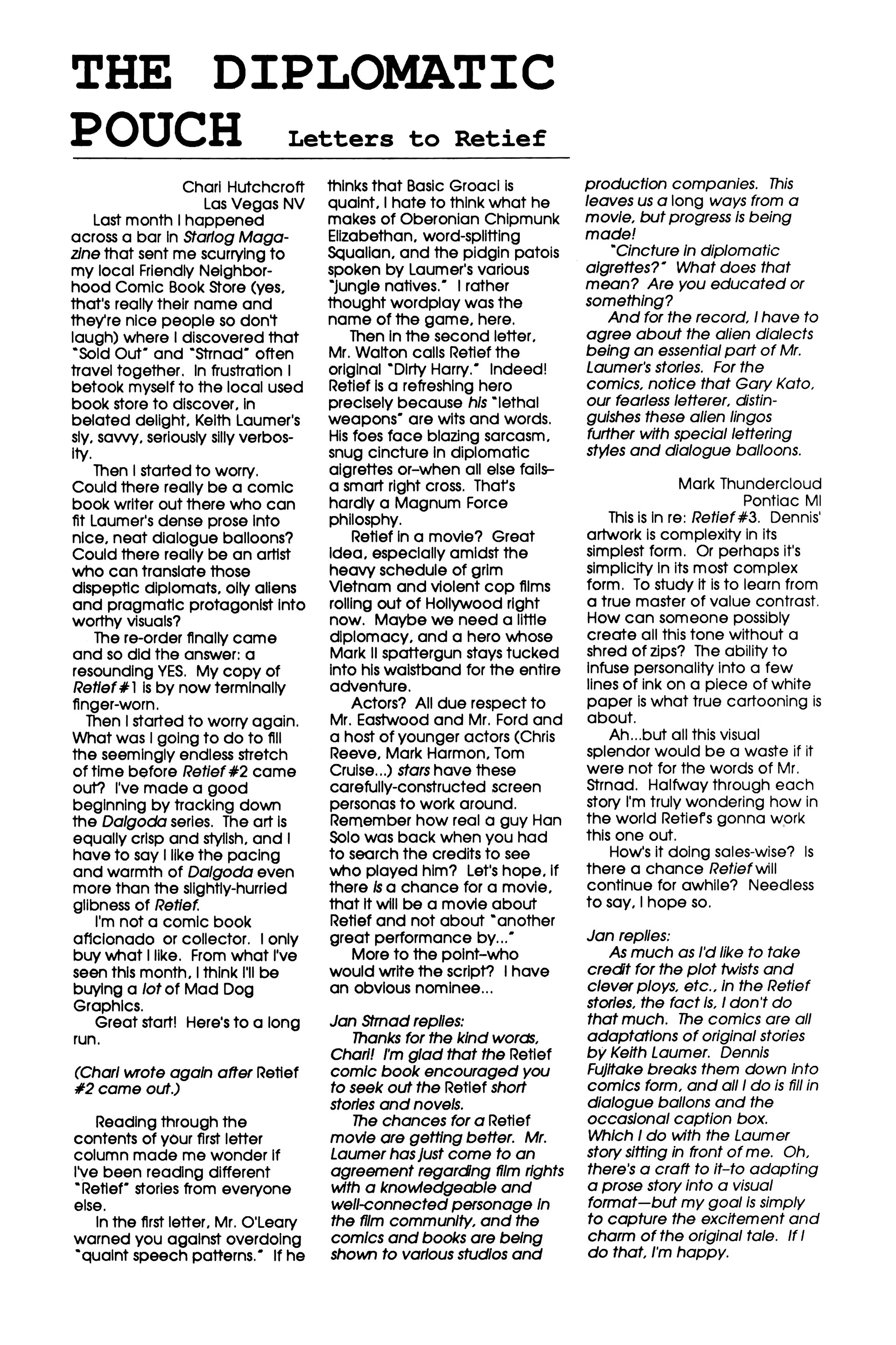 Read online Retief (1987) comic -  Issue #4 - 31