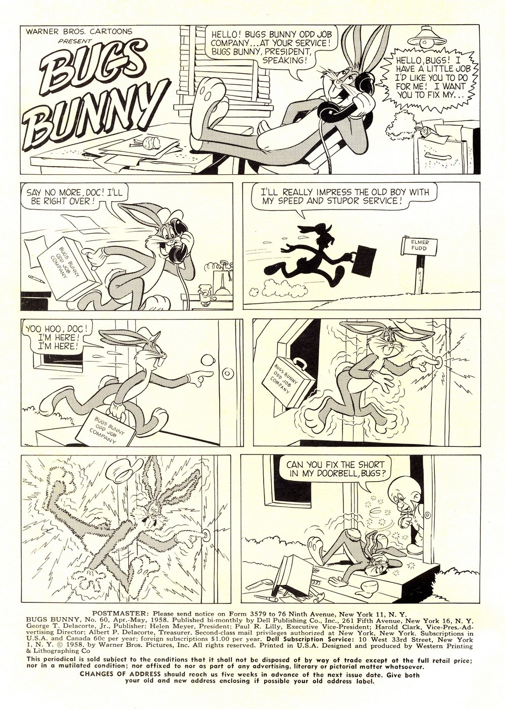 Read online Bugs Bunny comic -  Issue #60 - 2