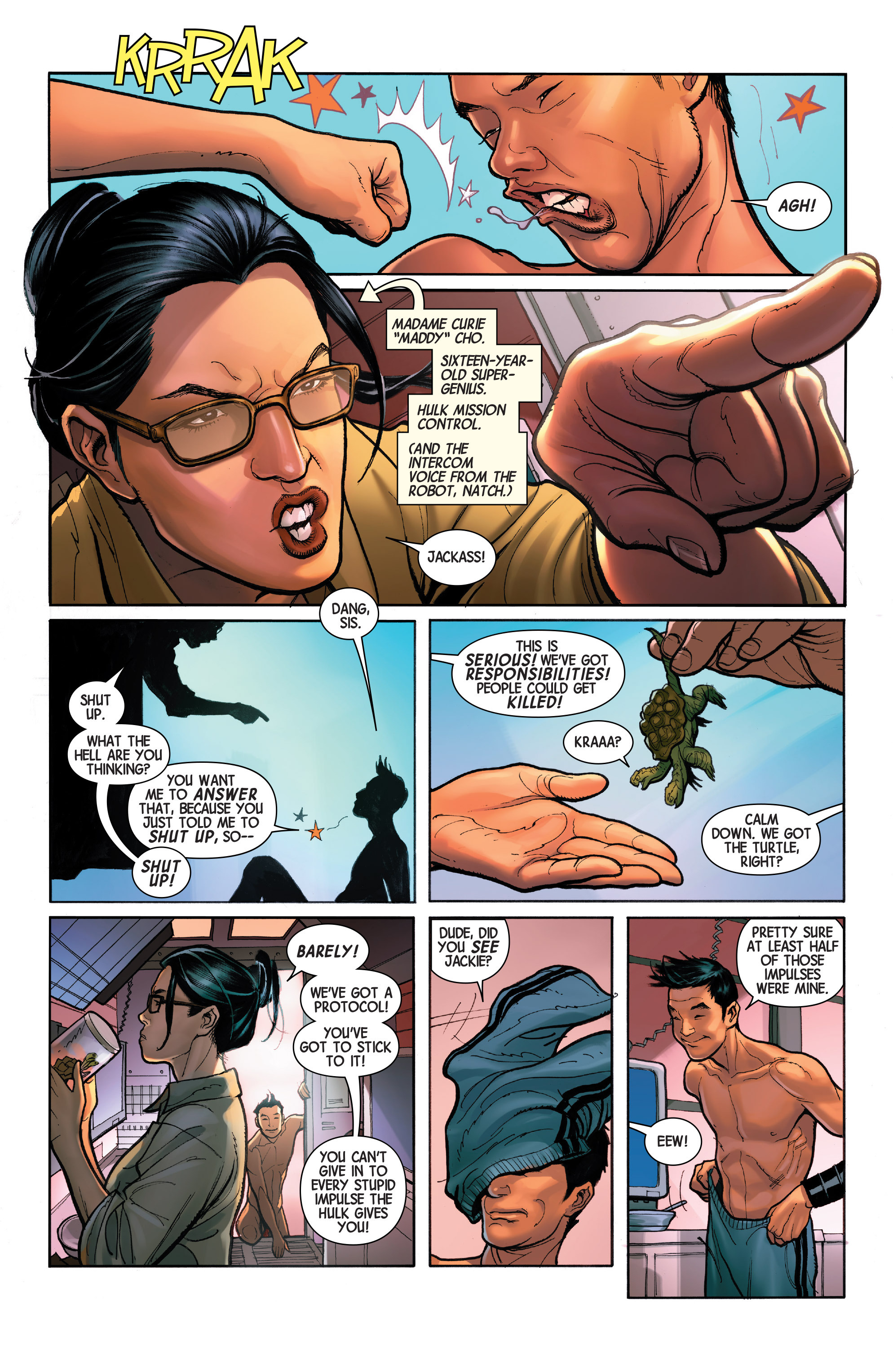 Read online Totally Awesome Hulk comic -  Issue #1 - 14