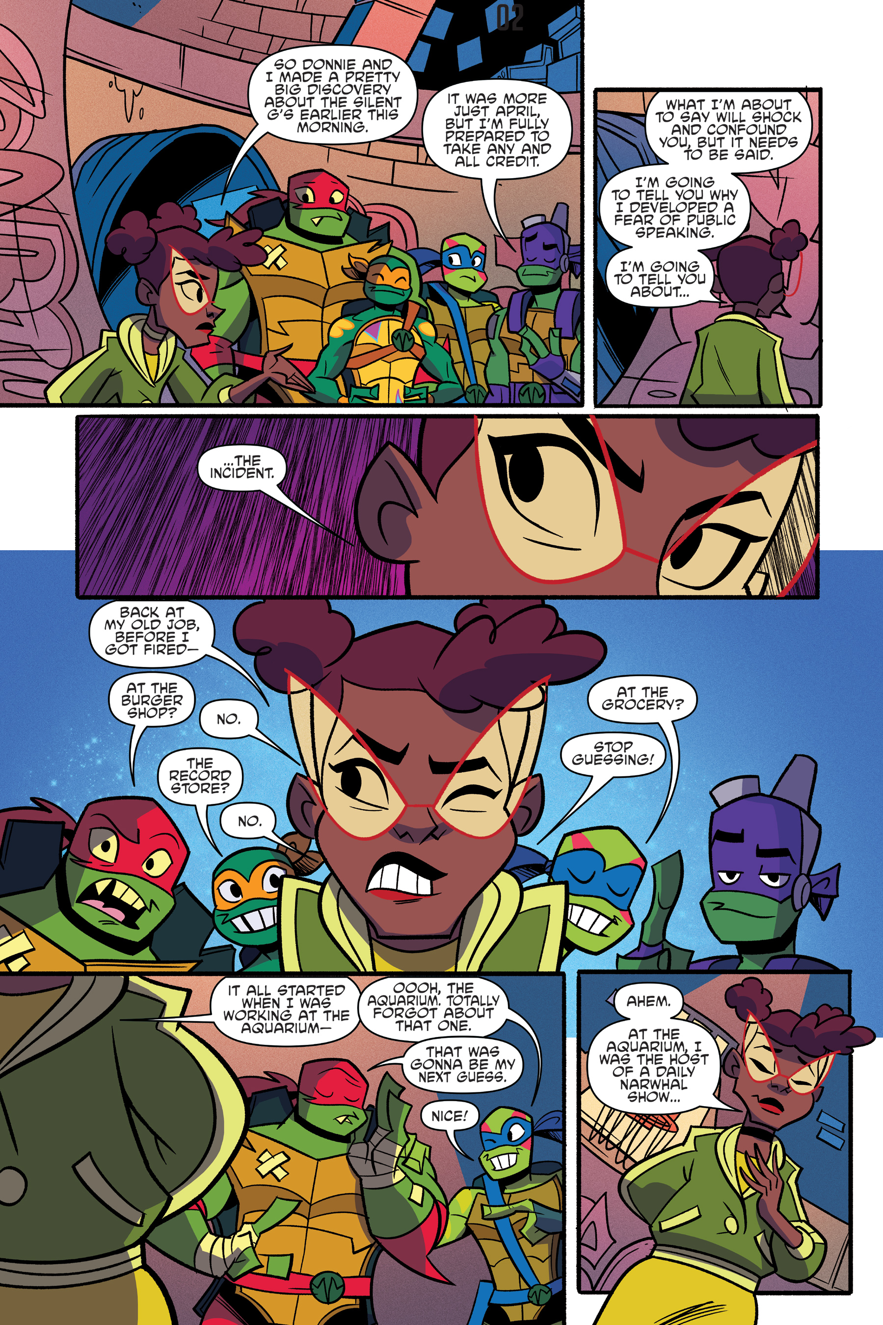 Read online Rise of the Teenage Mutant Ninja Turtles: Sound Off! comic -  Issue # _TPB - 36