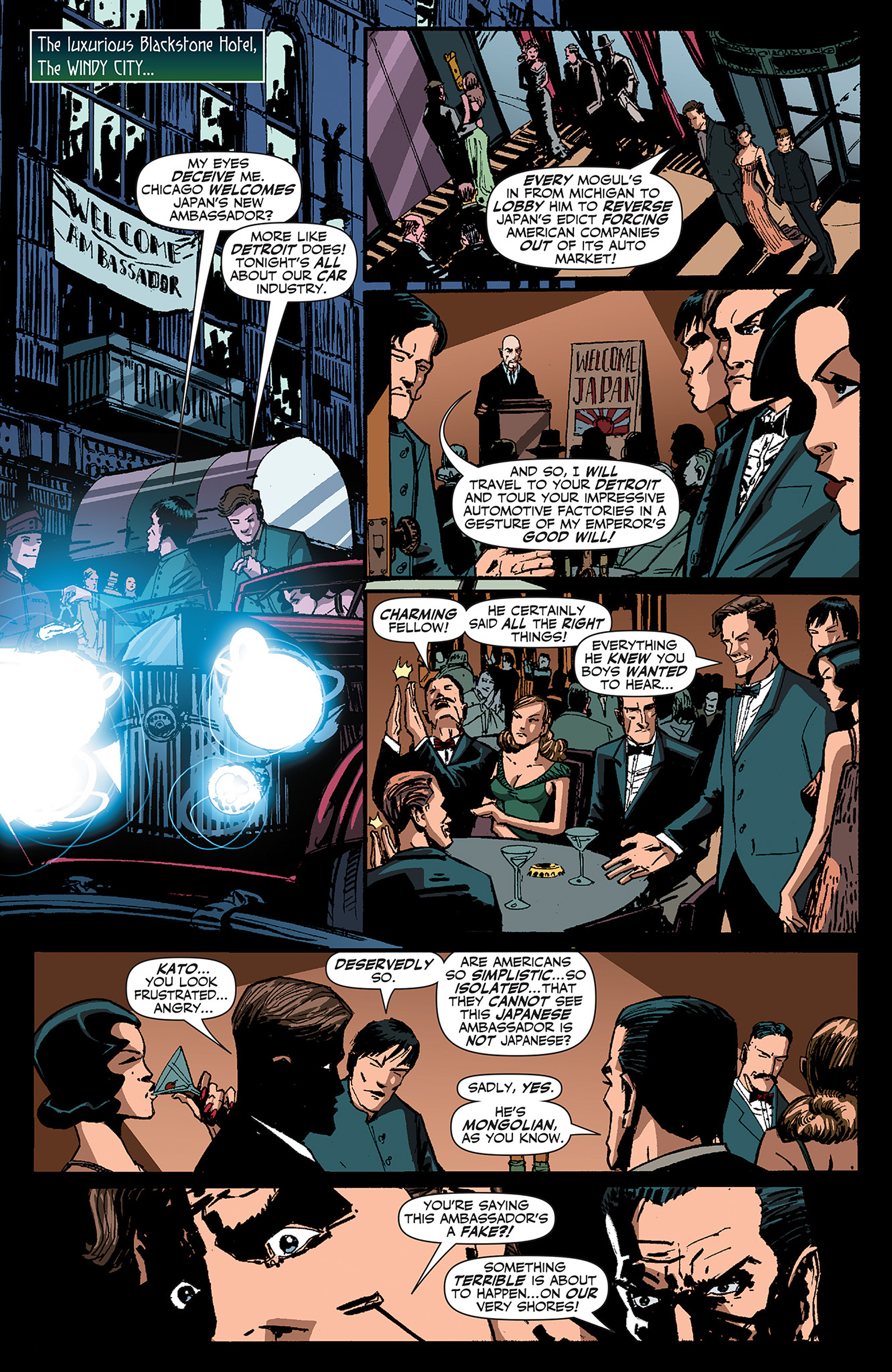 Read online The Shadow/Green Hornet: Dark Nights comic -  Issue #2 - 5