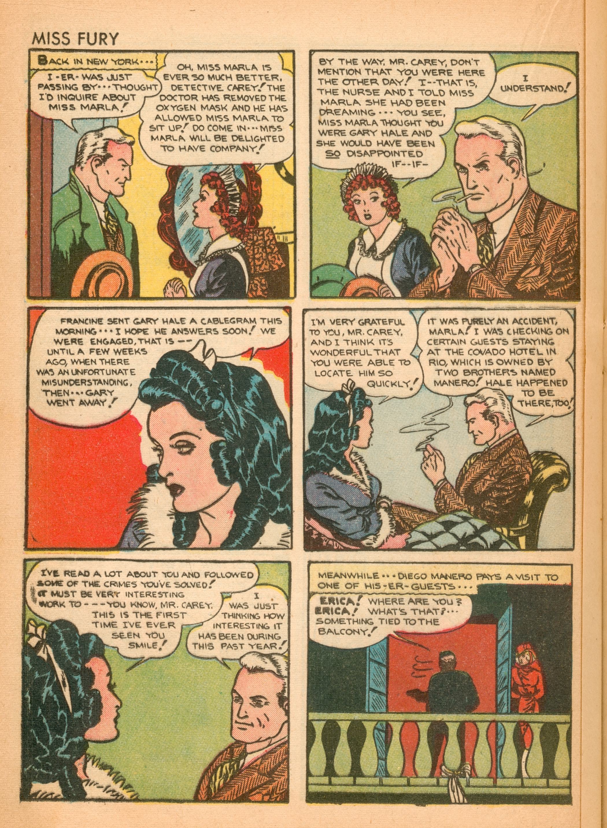 Read online Miss Fury (1942) comic -  Issue #2 - 30