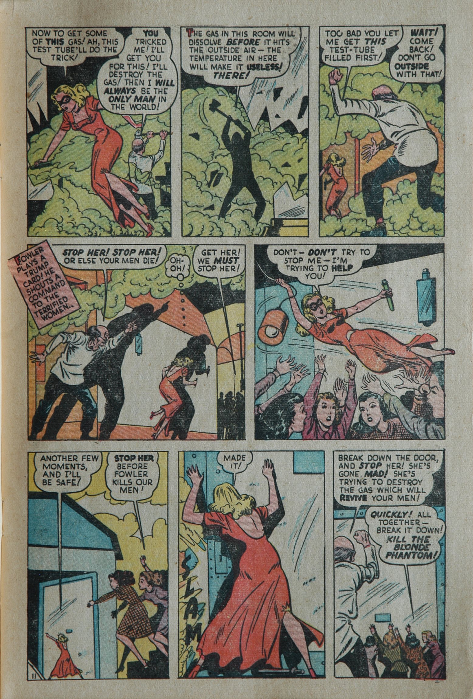 Read online Blonde Phantom Comics comic -  Issue #18 - 13