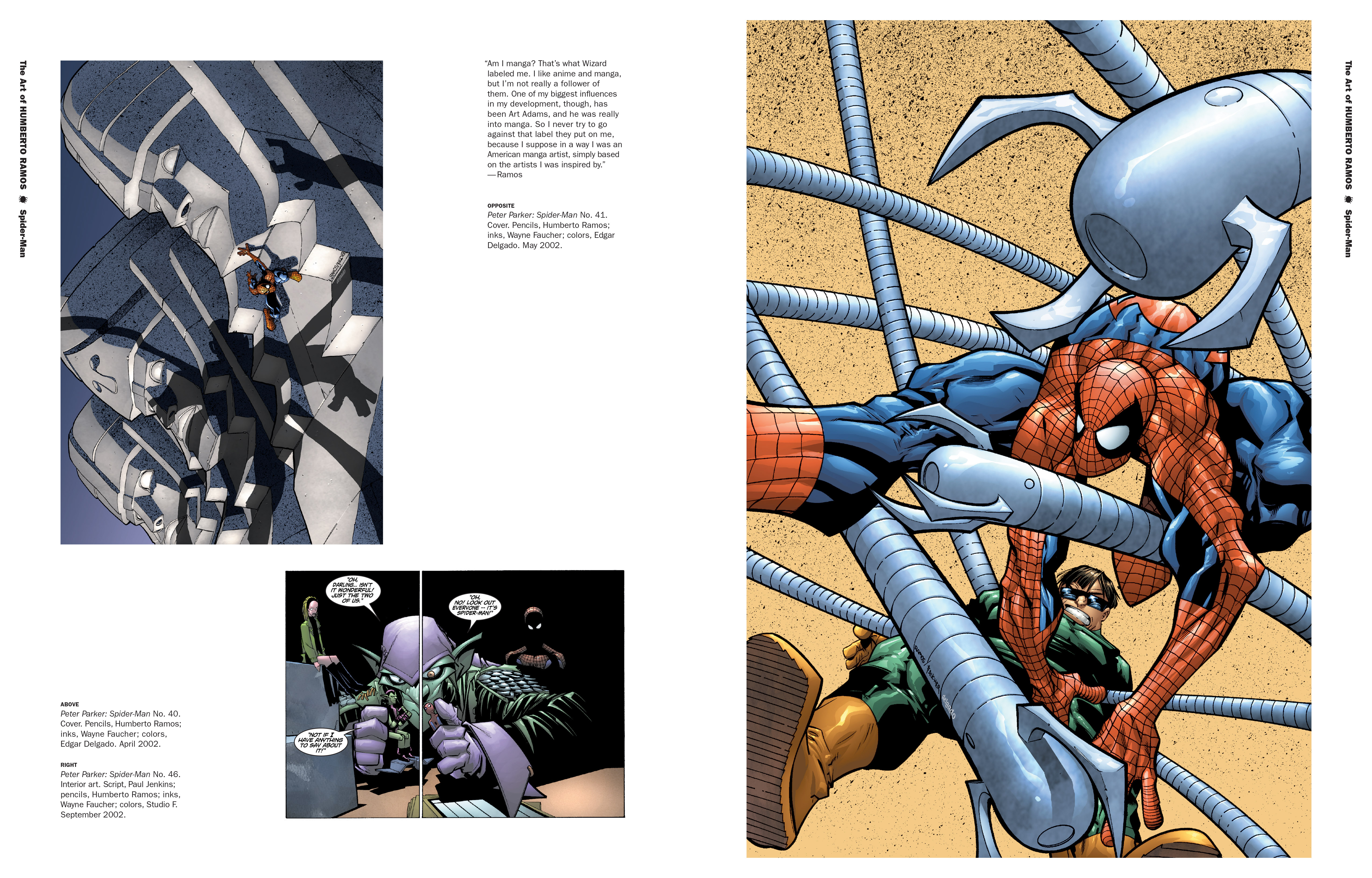 Read online Marvel Monograph: The Art of Humberto Ramos: Spider-Man comic -  Issue # TPB - 7