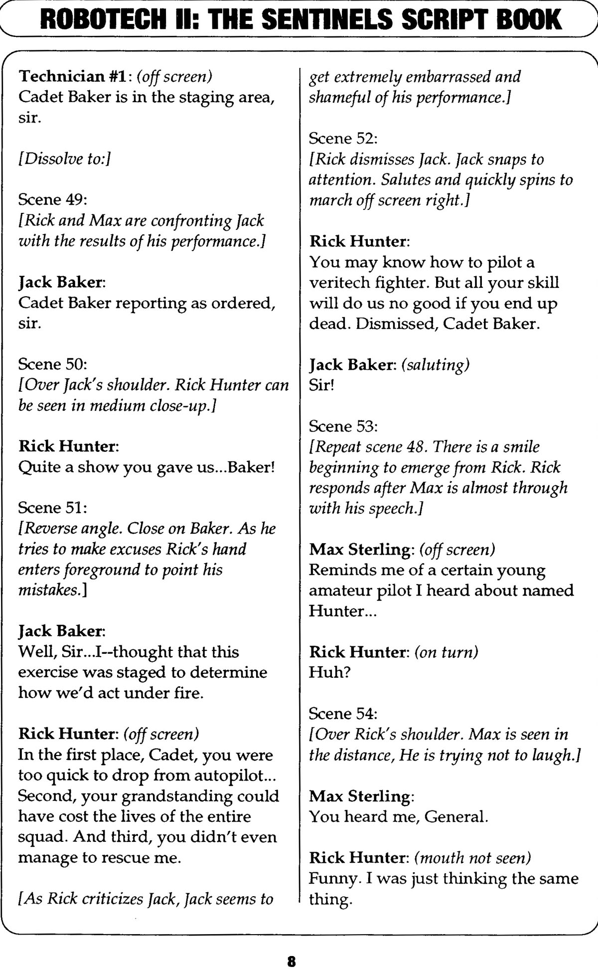 Read online Robotech II: The Sentinels comic -  Issue # _Script Book 1 - 38