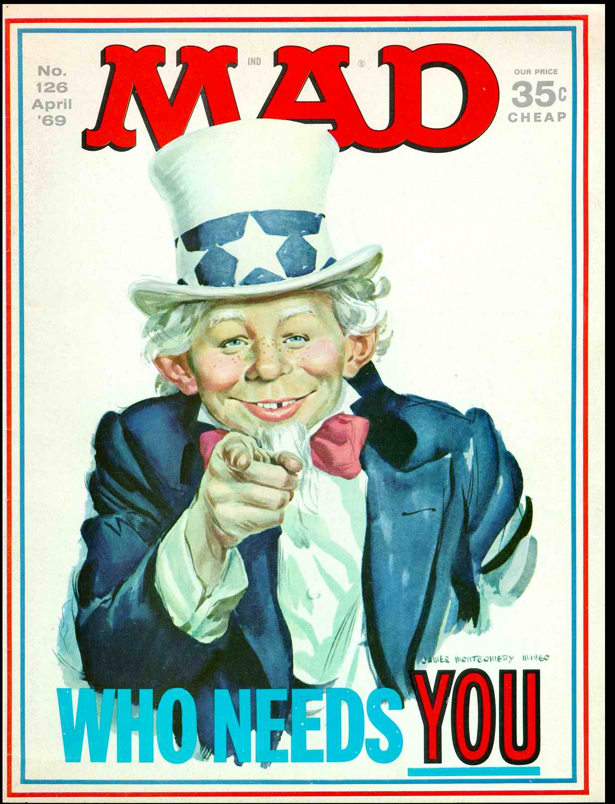 Read online MAD comic -  Issue #126 - 1