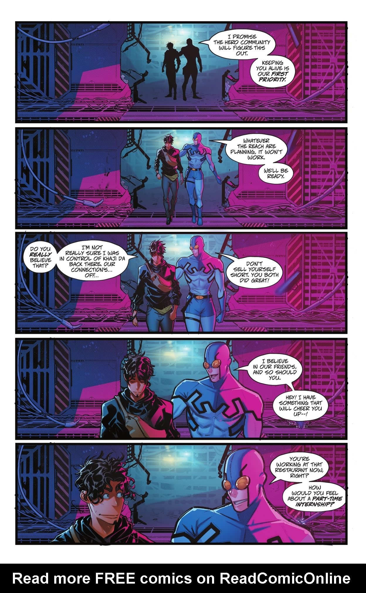 Read online Blue Beetle: Graduation Day comic -  Issue #2 - 21