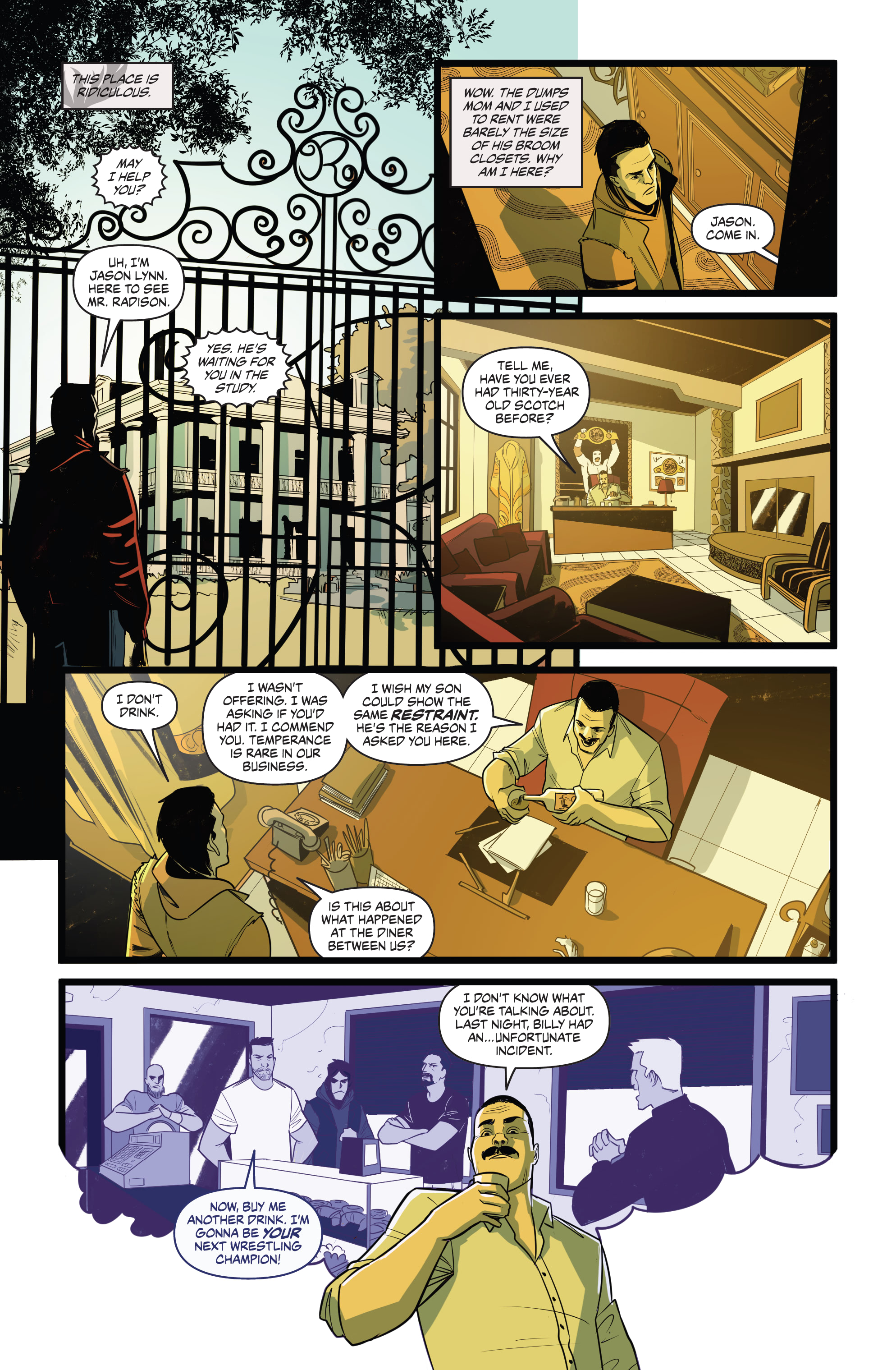 Read online Over the Ropes comic -  Issue # _TPB - 19