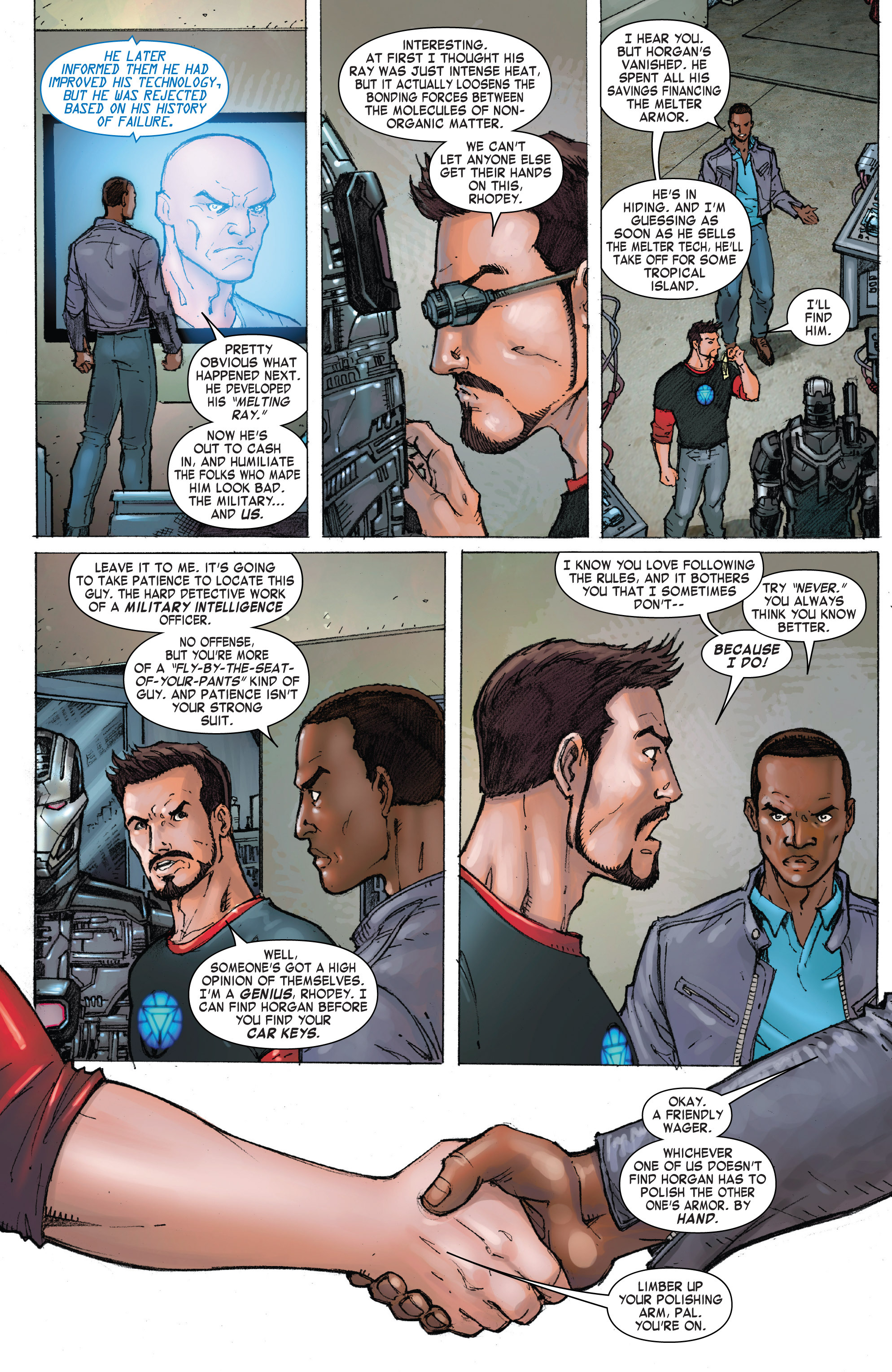 Read online Iron Man: The Coming of the Melter comic -  Issue # Full - 10