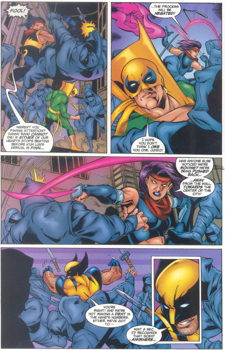 Read online Iron Fist / Wolverine comic -  Issue #4 - 9