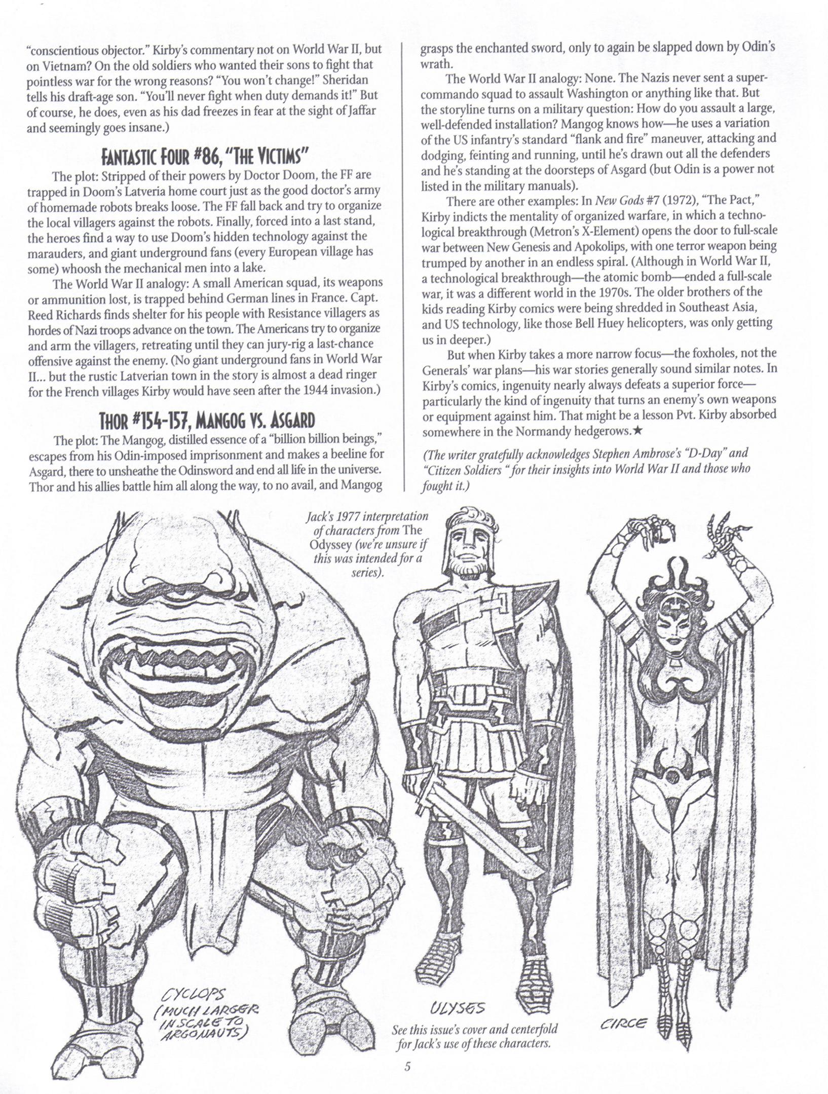 Read online The Jack Kirby Collector comic -  Issue #24 - 5