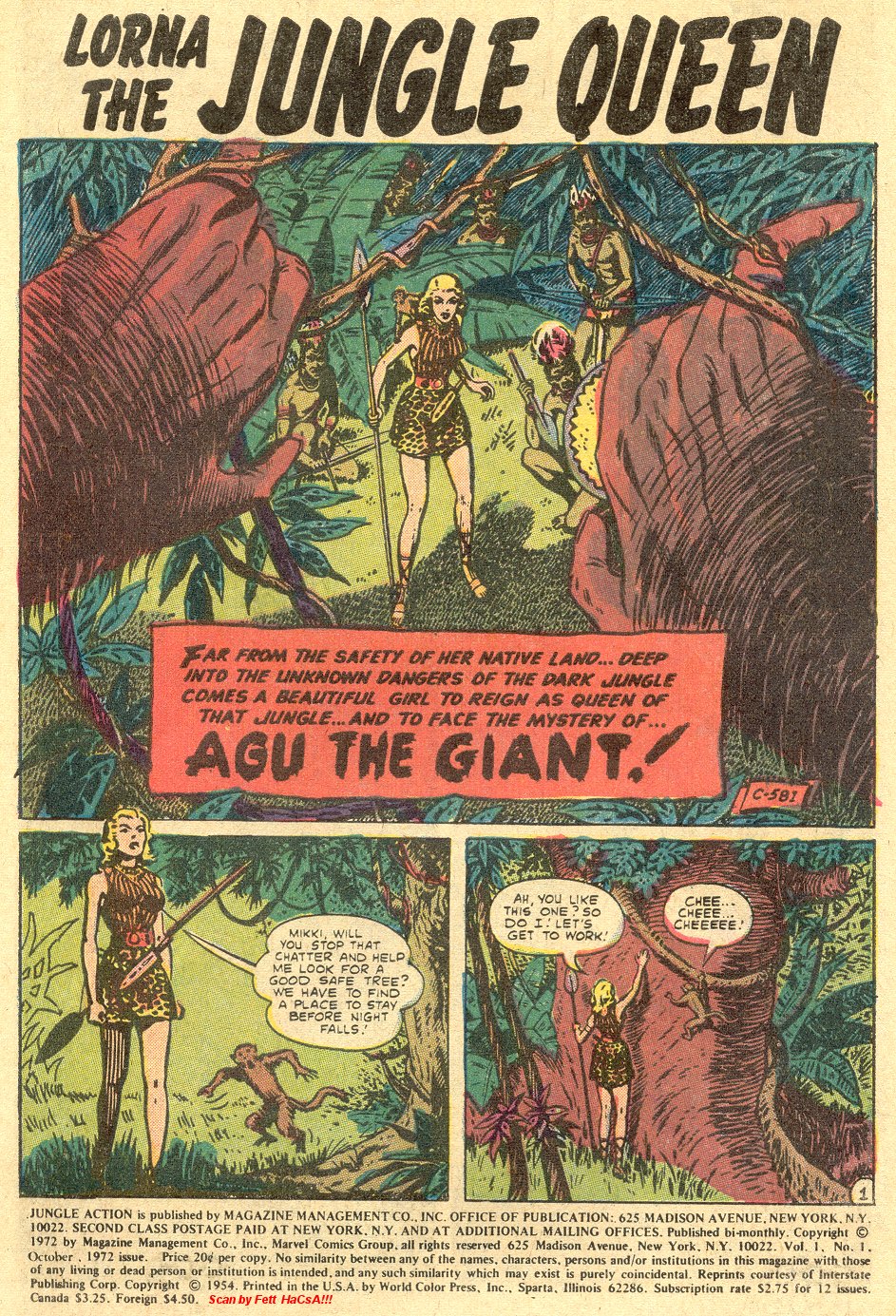 Read online Jungle Action (1972) comic -  Issue #1 - 3