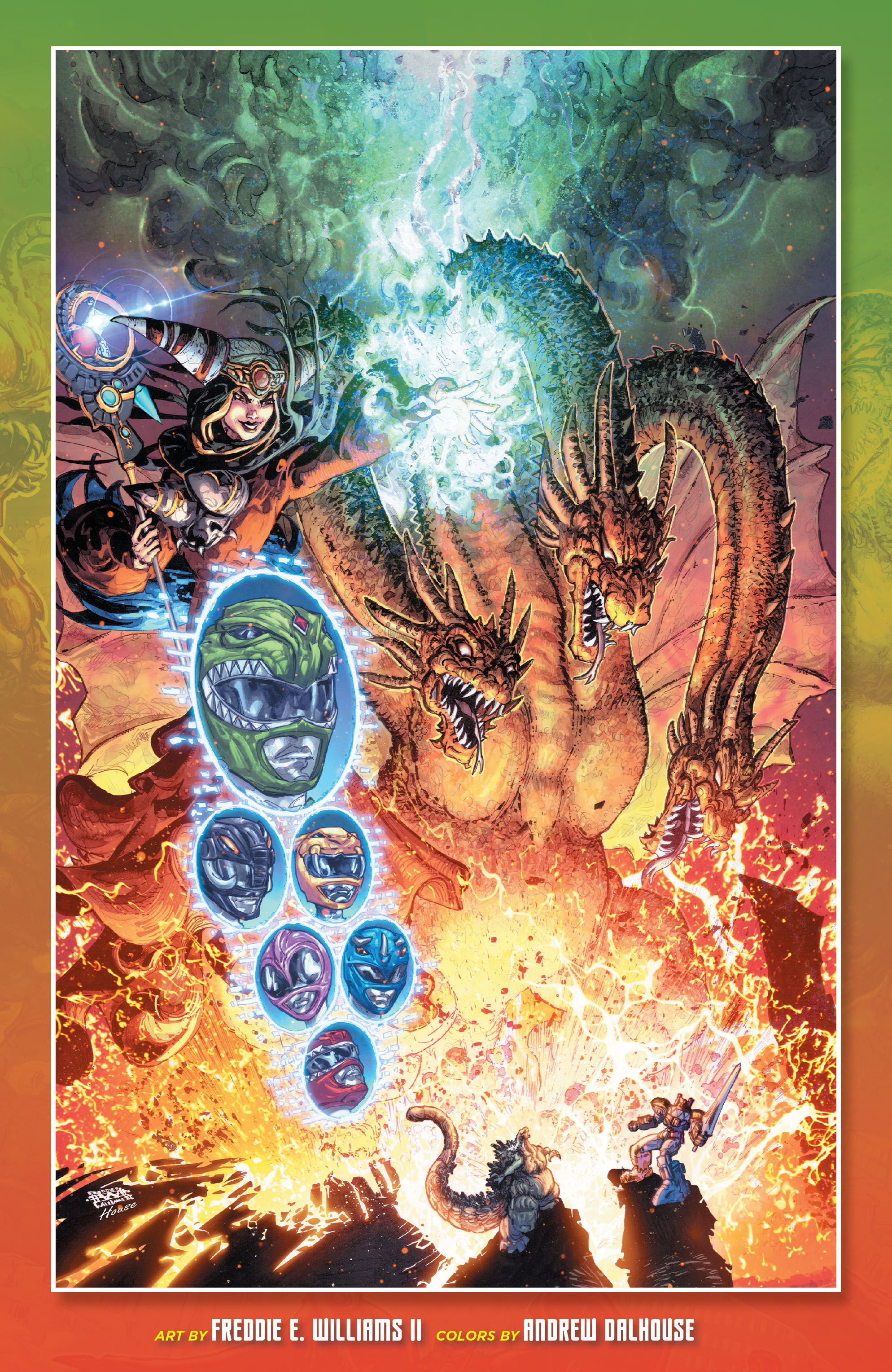 Read online Godzilla vs. The Mighty Morphin Power Rangers comic -  Issue #4 - 21