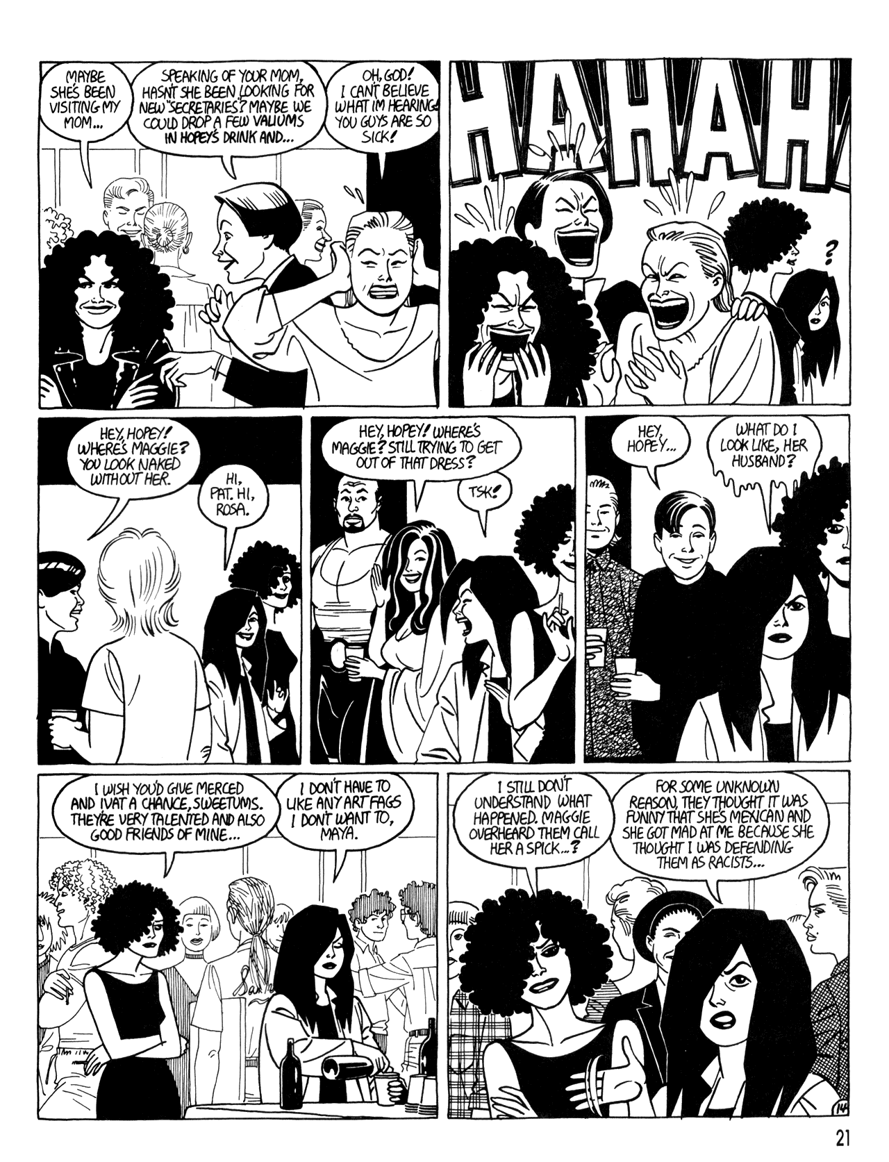 Read online Love and Rockets (1982) comic -  Issue #34 - 23