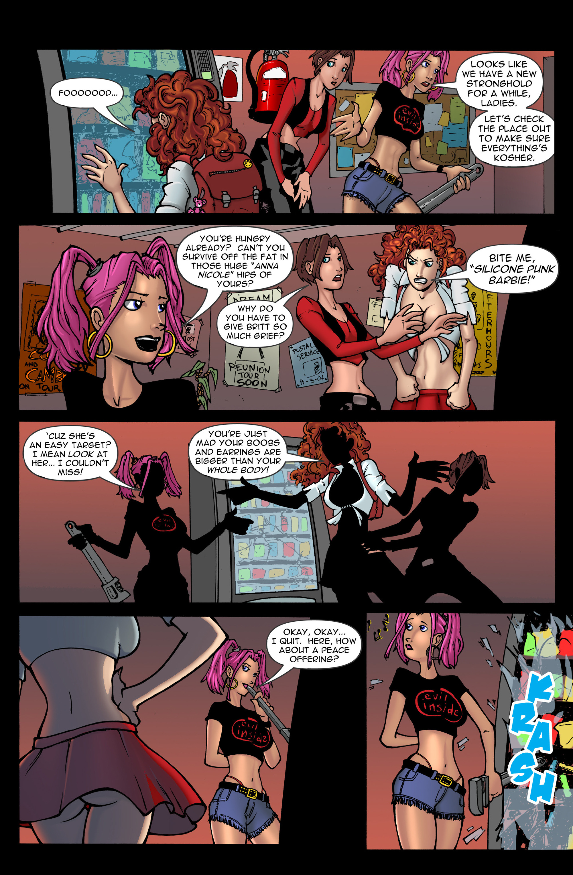 Read online Chaos Campus: Sorority Girls Vs. Zombies comic -  Issue #4 - 6