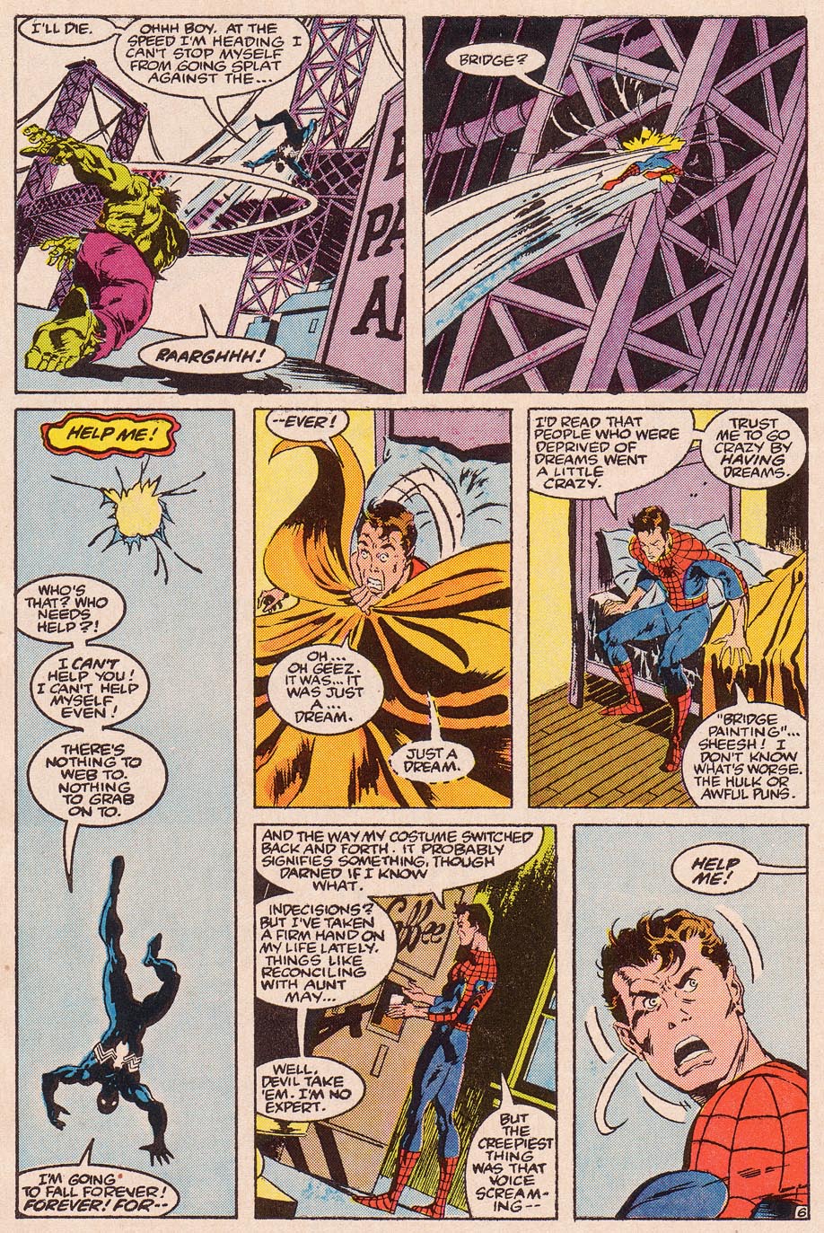 Read online Web of Spider-Man (1985) comic -  Issue #7 - 7