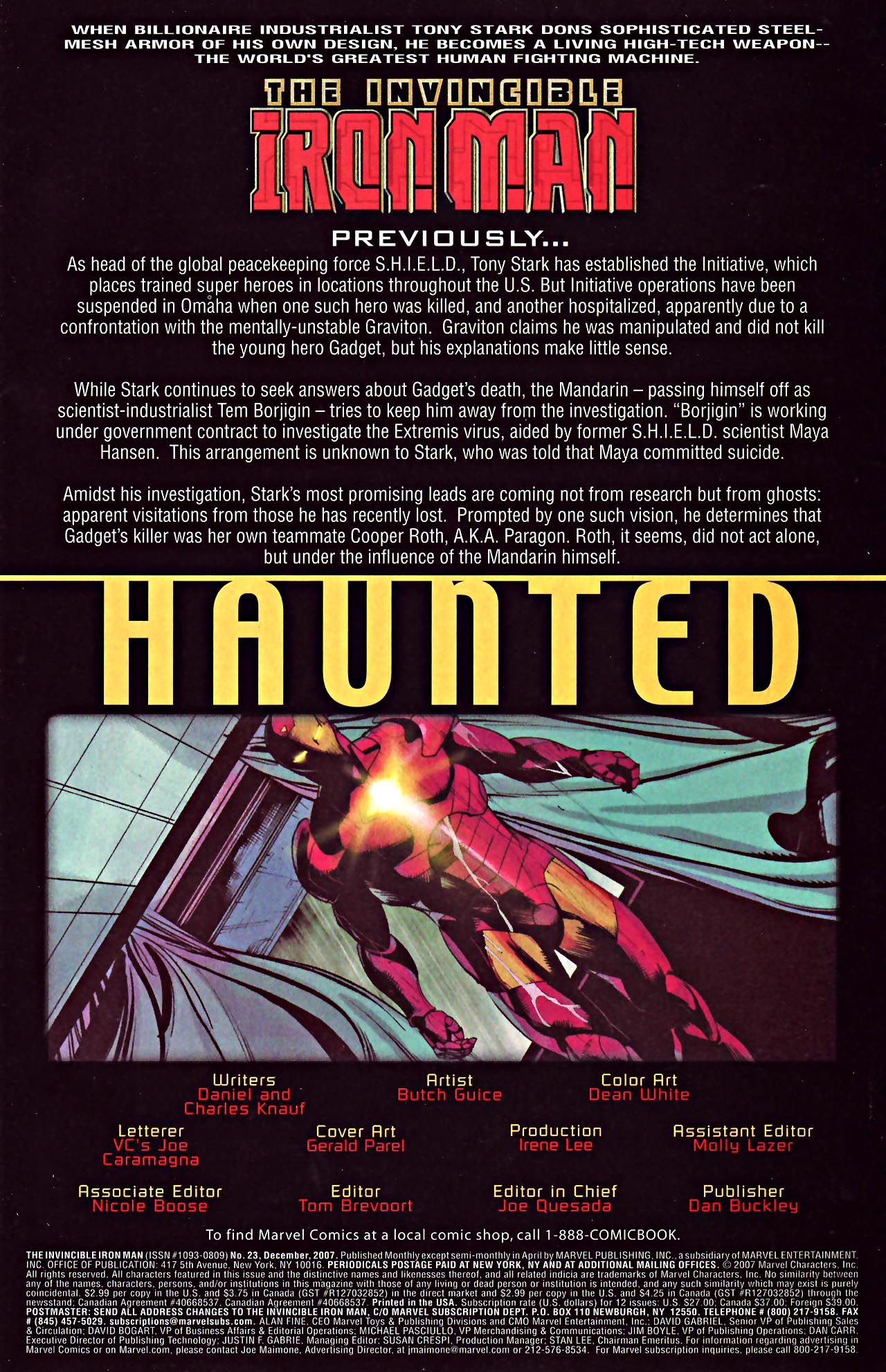 Read online The Invincible Iron Man (2007) comic -  Issue #23 - 2