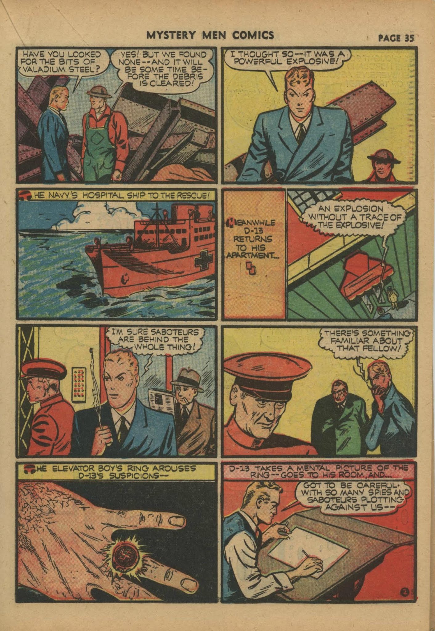 Read online Mystery Men Comics comic -  Issue #19 - 37