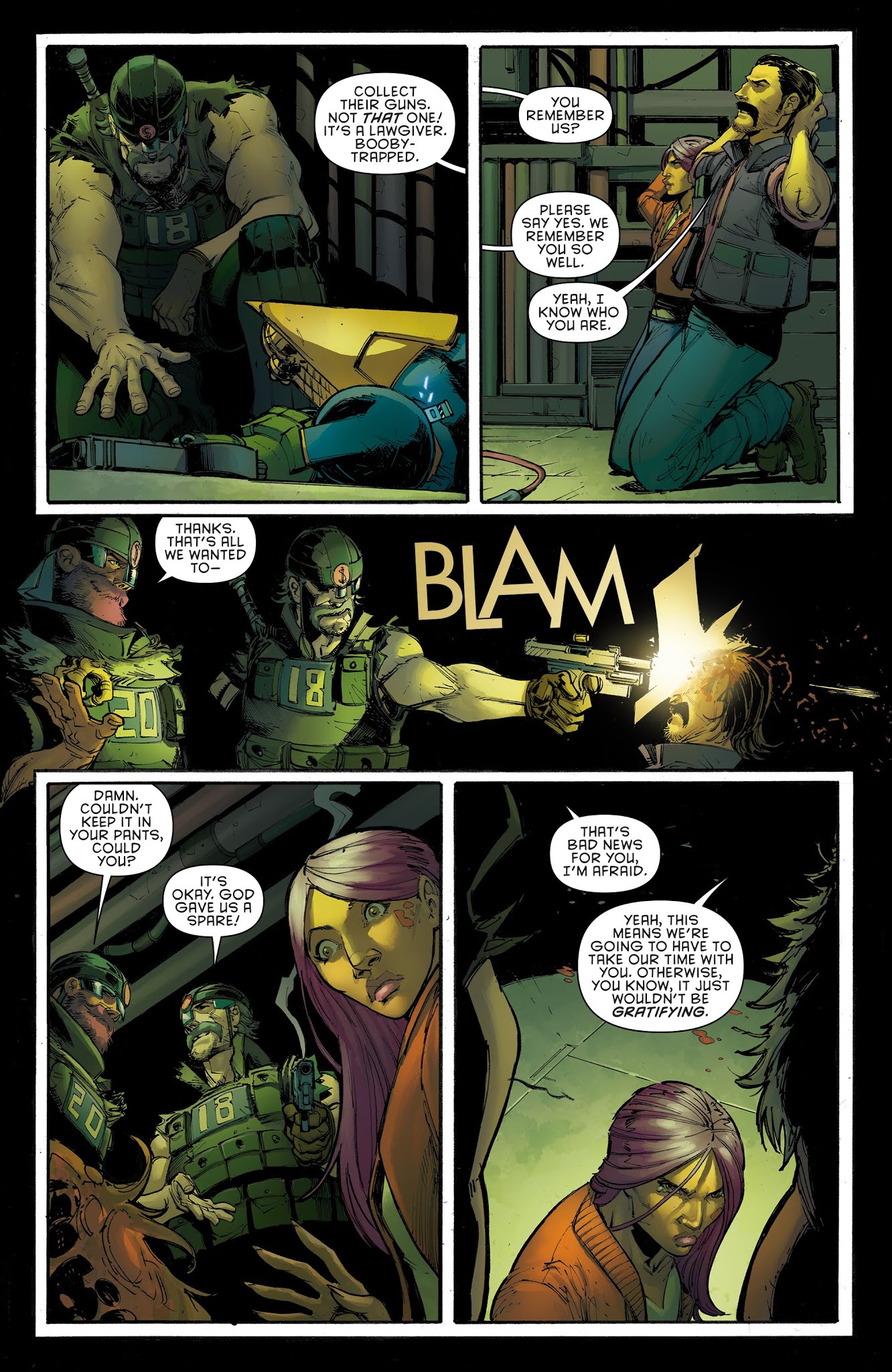 Read online Judge Dredd: Under Siege comic -  Issue #4 - 16