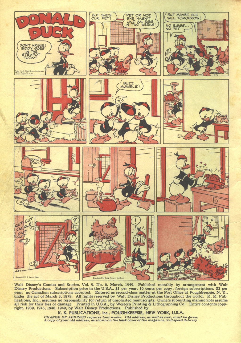 Read online Walt Disney's Comics and Stories comic -  Issue #102 - 2