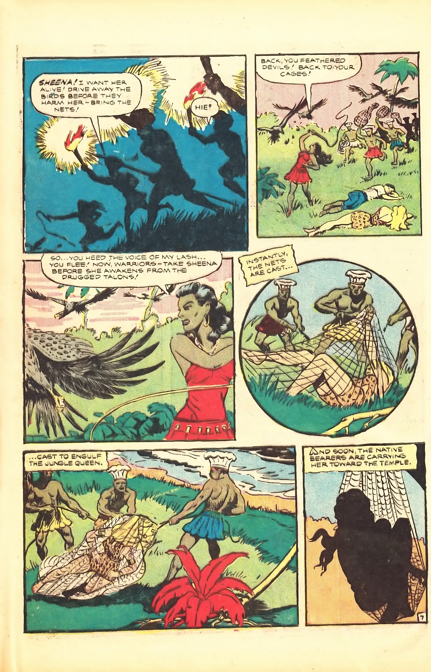 Read online Sheena, Queen of the Jungle (1942) comic -  Issue #7 - 40