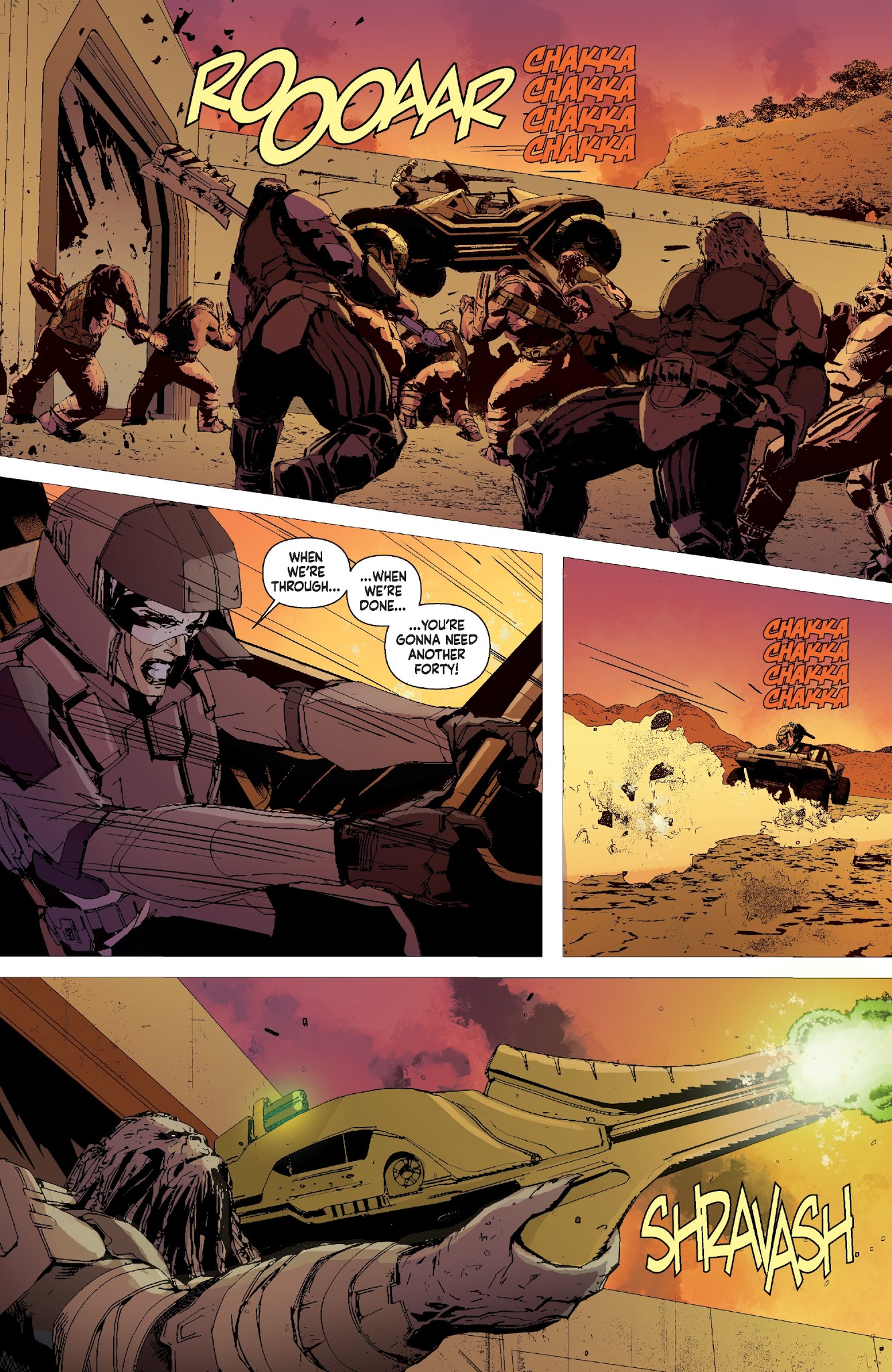Read online Halo: Rise of Atriox comic -  Issue #1 - 17
