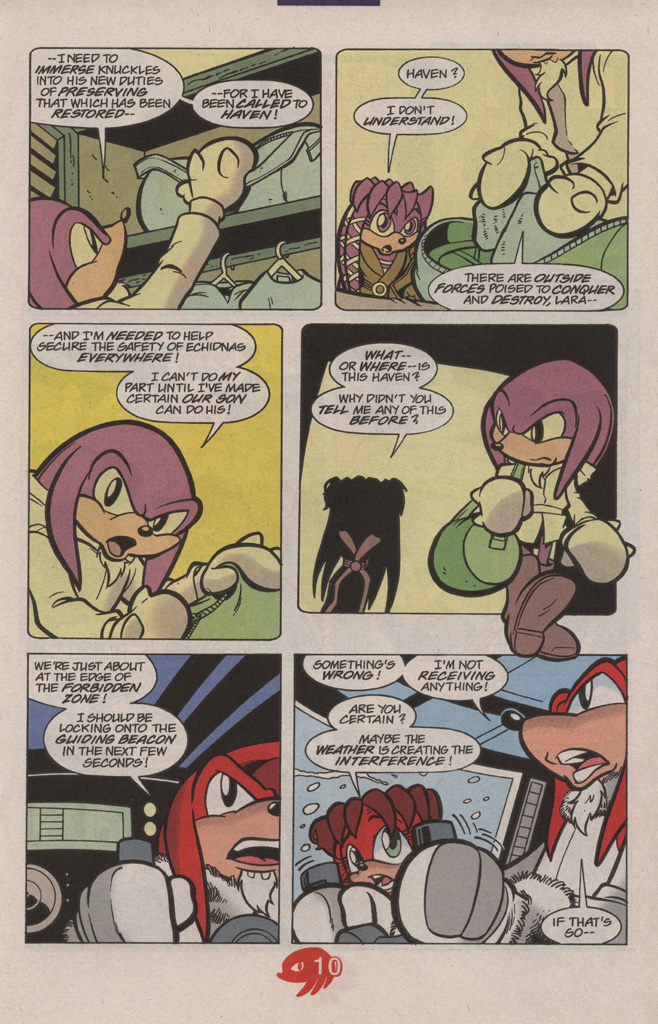 Read online Knuckles the Echidna comic -  Issue #20 - 15