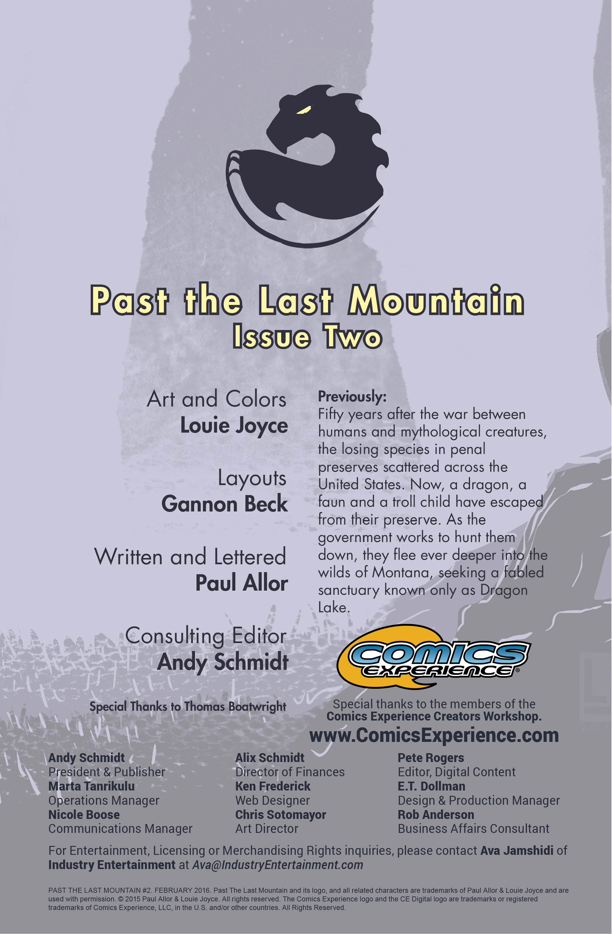 Read online Past the Last Mountain comic -  Issue #2 - 2