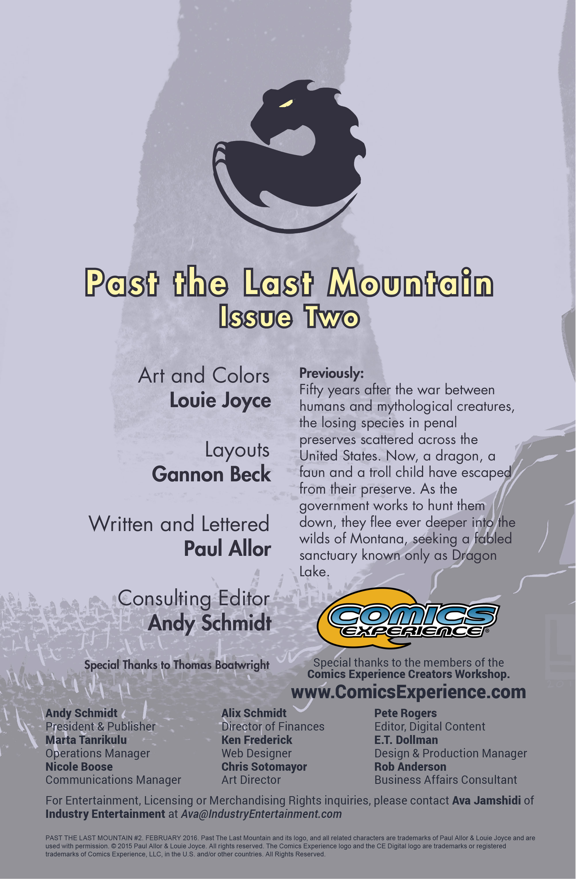 Read online Past the Last Mountain comic -  Issue #2 - 2