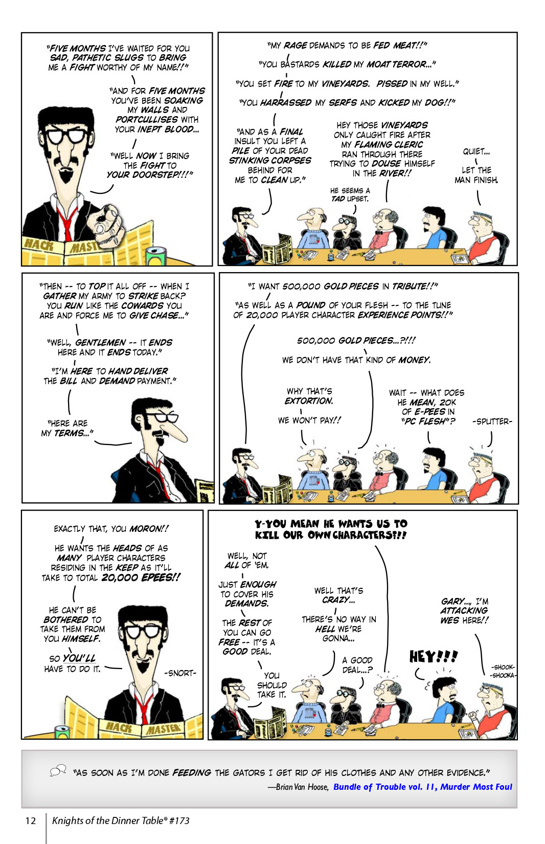 Read online Knights of the Dinner Table comic -  Issue #173 - 14